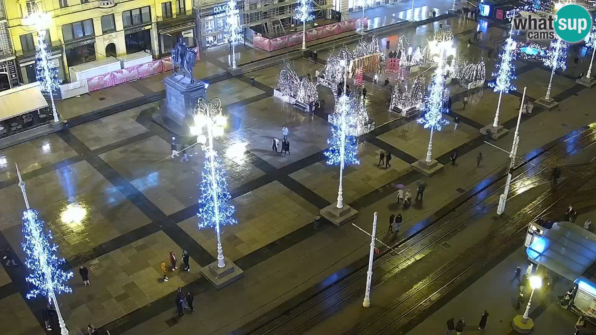 Plaza Ban Jelačić camera en vivo Zagreb – Hotel Dubrovnik