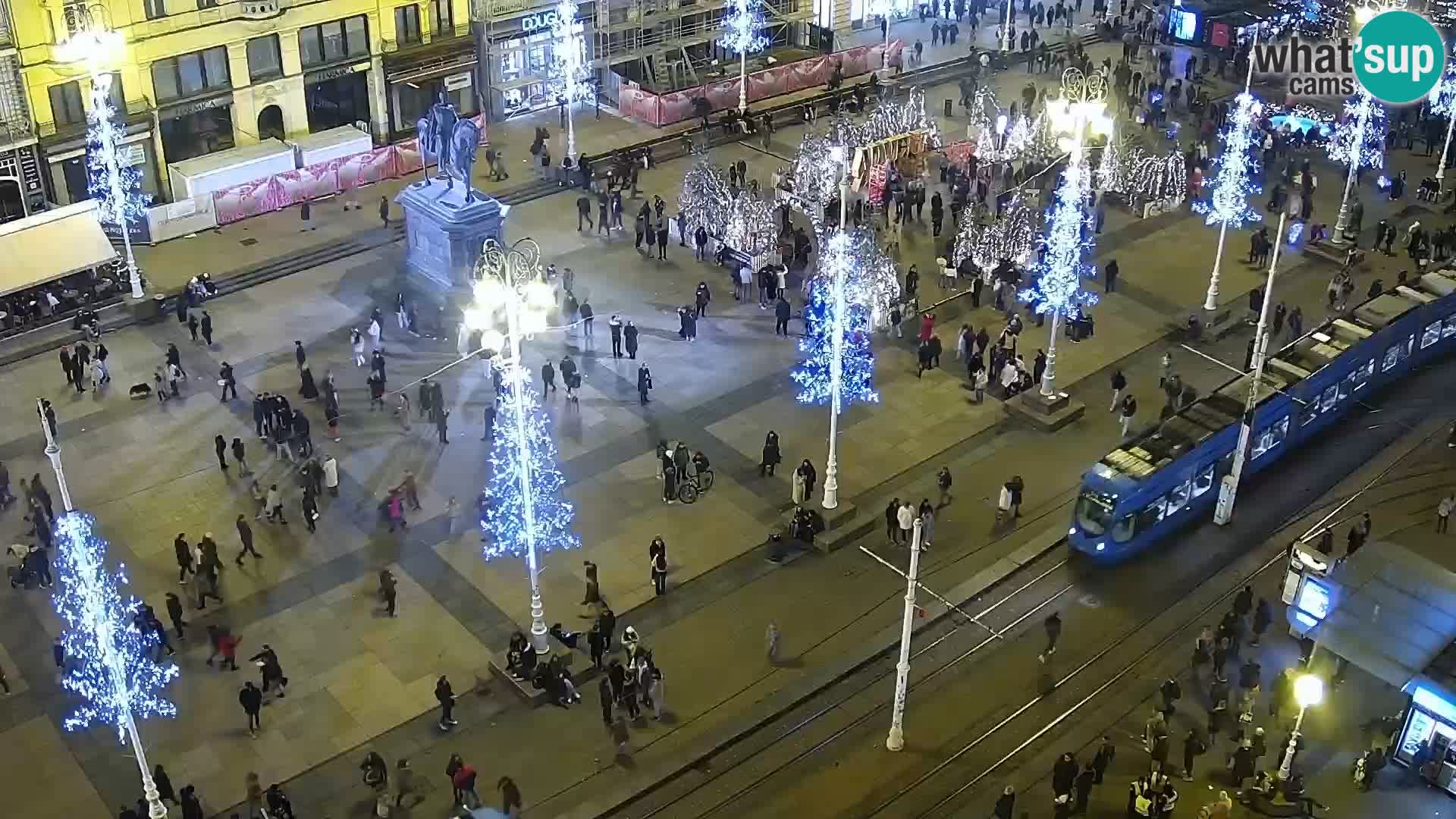 Plaza Ban Jelačić camera en vivo Zagreb – Hotel Dubrovnik