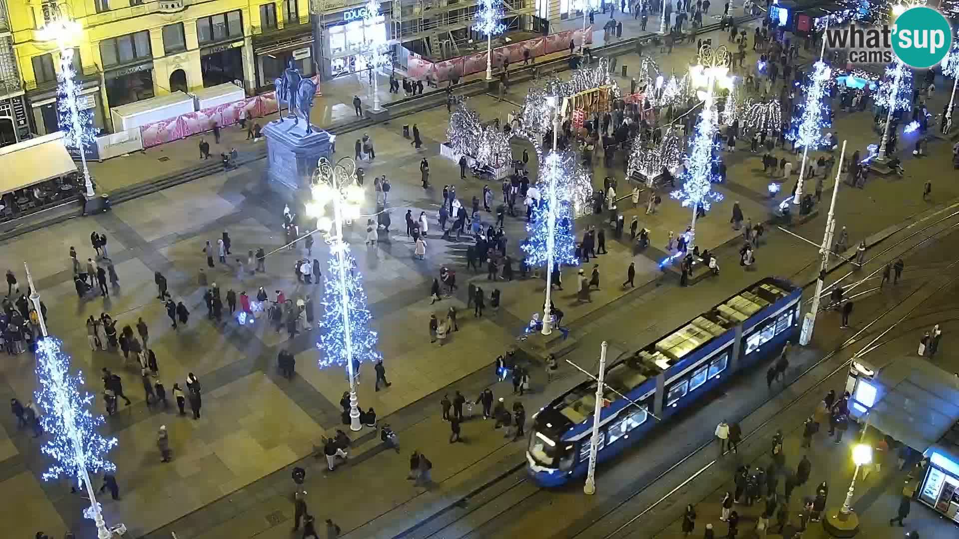 LIVE Webcam Zagreb Hotel Dubrovnik | Ban Jelačić square