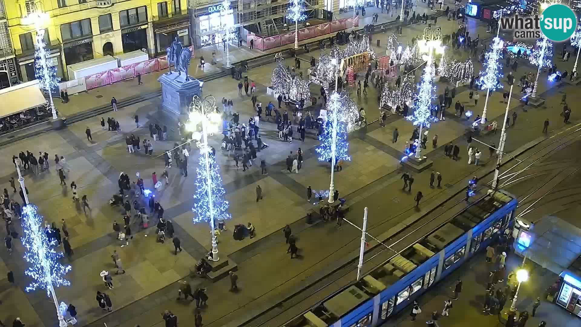 Piazza Ban Jelačić livecam Zagreb – Hotel Dubrovnik
