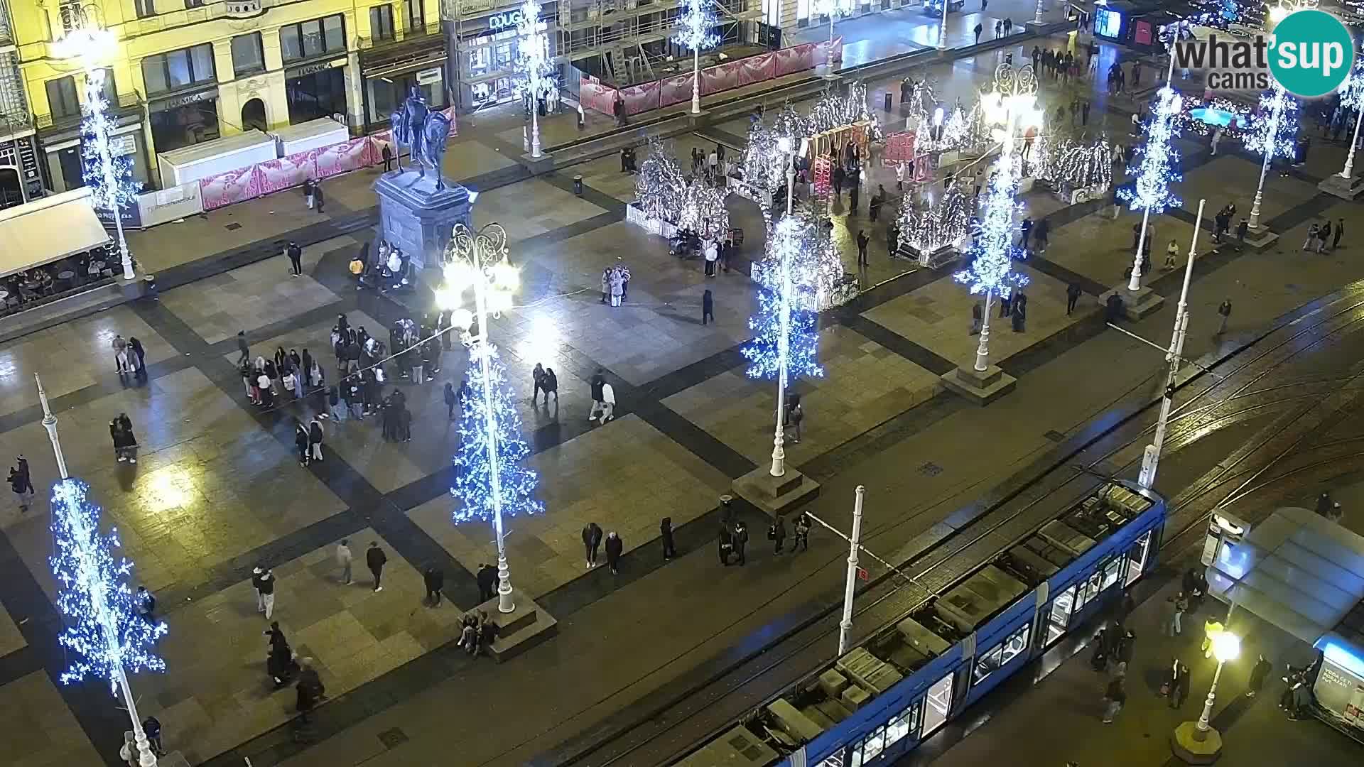 Ban Jelačić Platz  Live webcam Zagreb – Hotel Dubrovnik