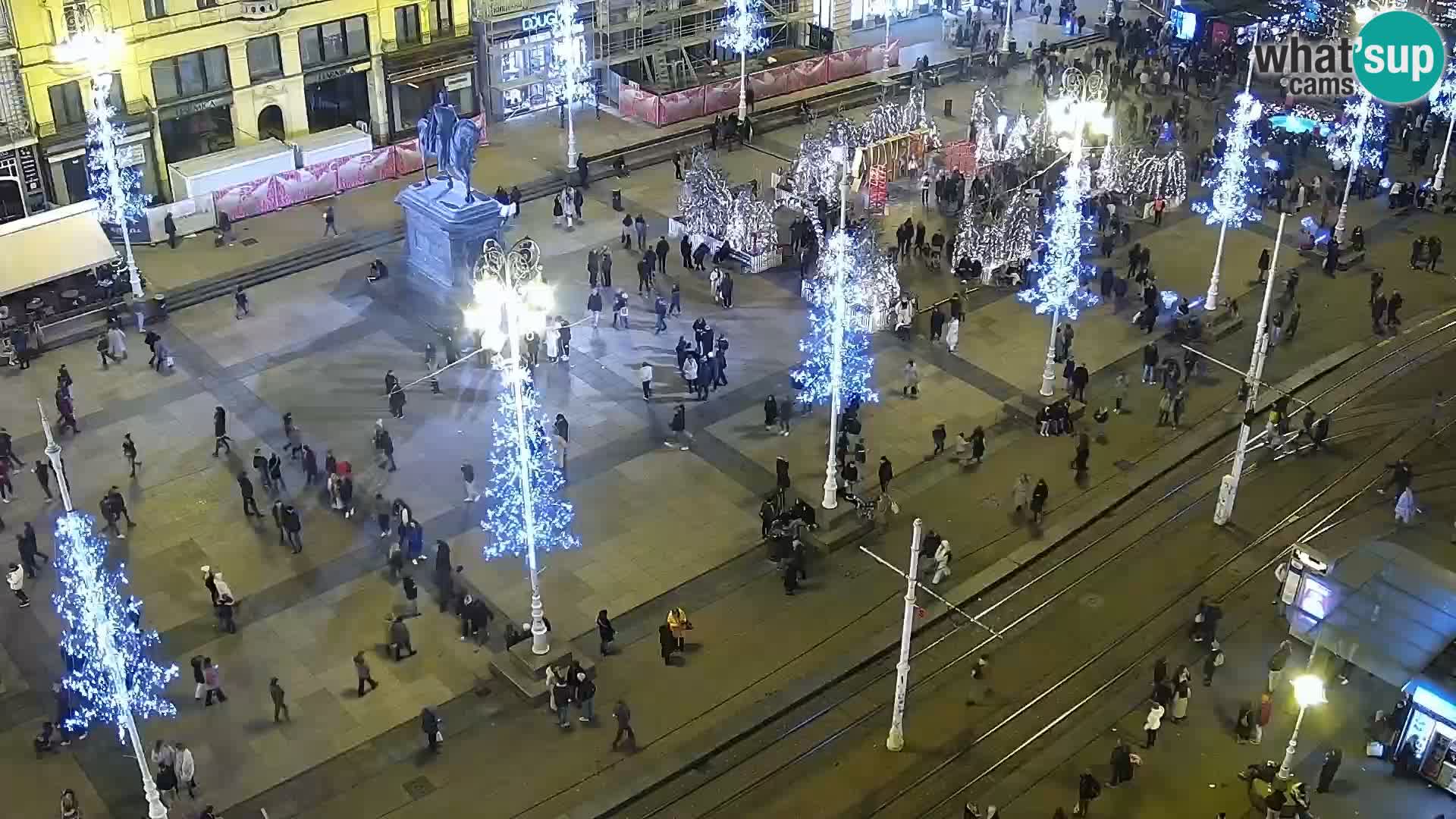 Ban Jelačić Platz  Live webcam Zagreb – Hotel Dubrovnik