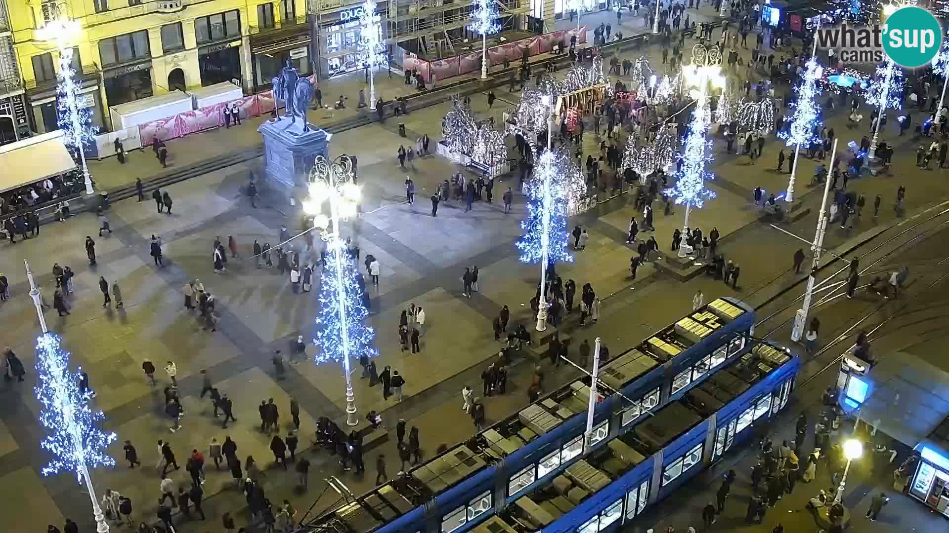 Plaza Ban Jelačić camera en vivo Zagreb – Hotel Dubrovnik