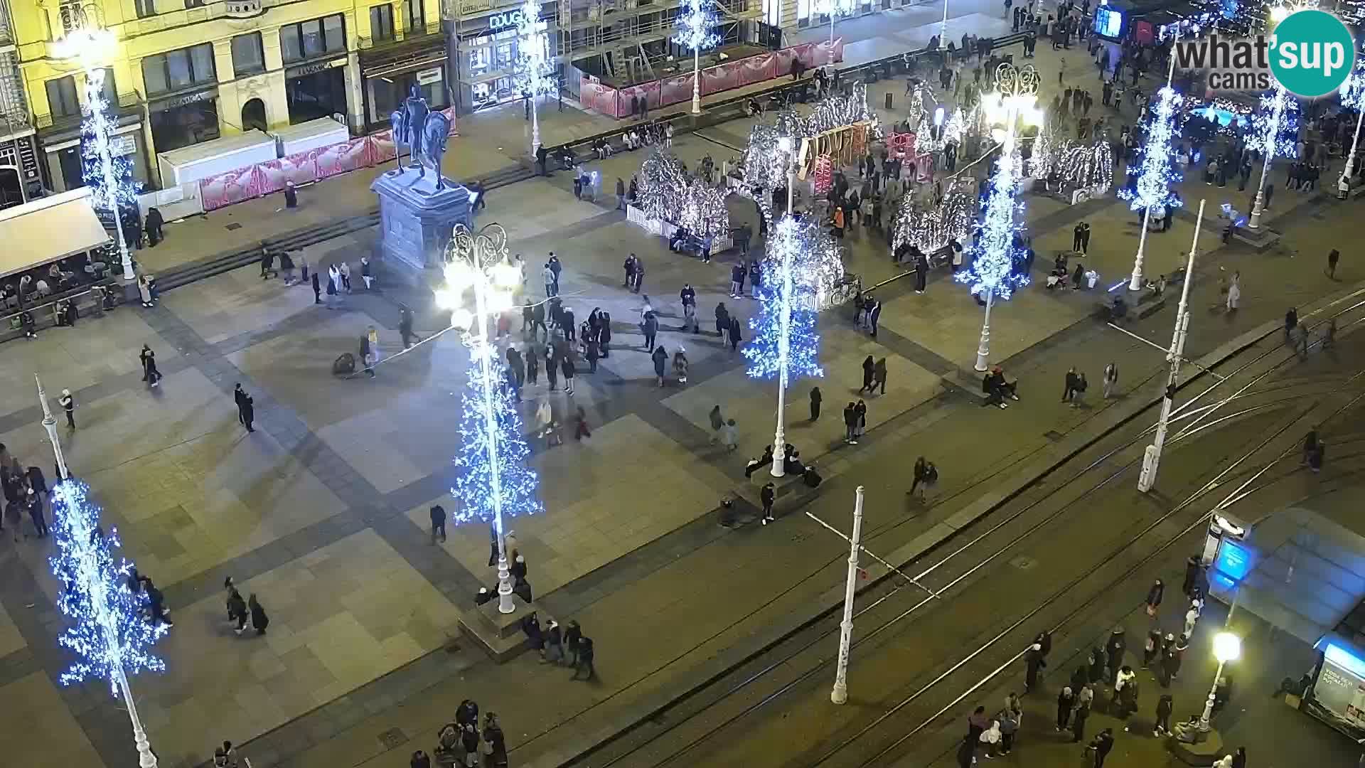 Plaza Ban Jelačić camera en vivo Zagreb – Hotel Dubrovnik