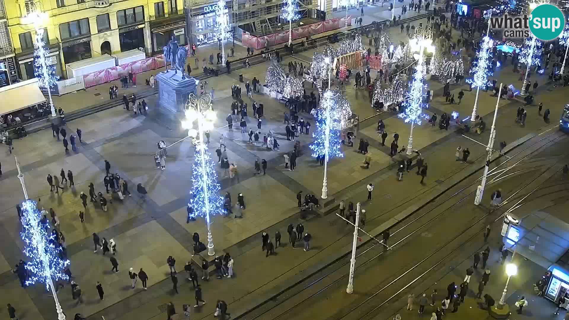 Plaza Ban Jelačić camera en vivo Zagreb – Hotel Dubrovnik