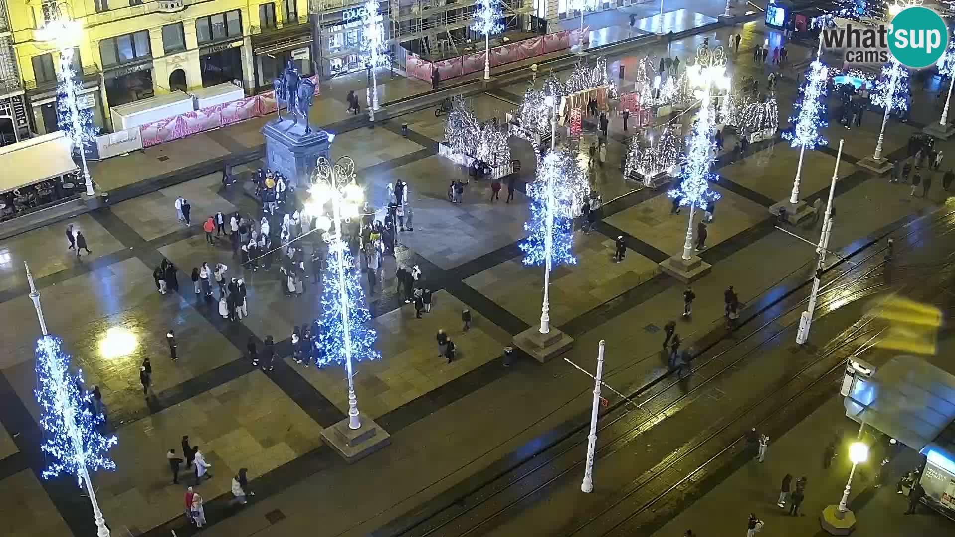 Plaza Ban Jelačić camera en vivo Zagreb – Hotel Dubrovnik