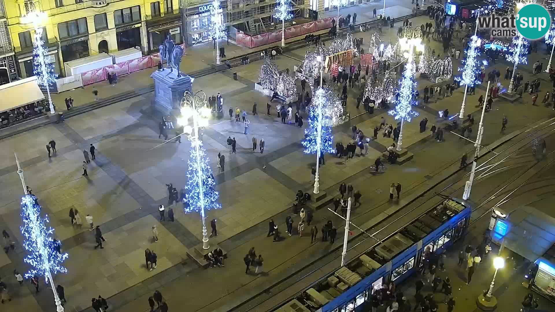 LIVE Webcam Zagreb Hotel Dubrovnik | Ban Jelačić square