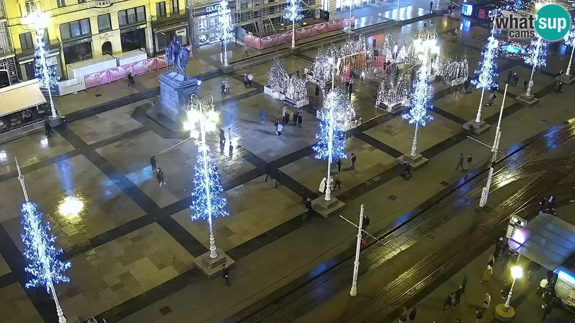 Plaza Ban Jelačić camera en vivo Zagreb – Hotel Dubrovnik