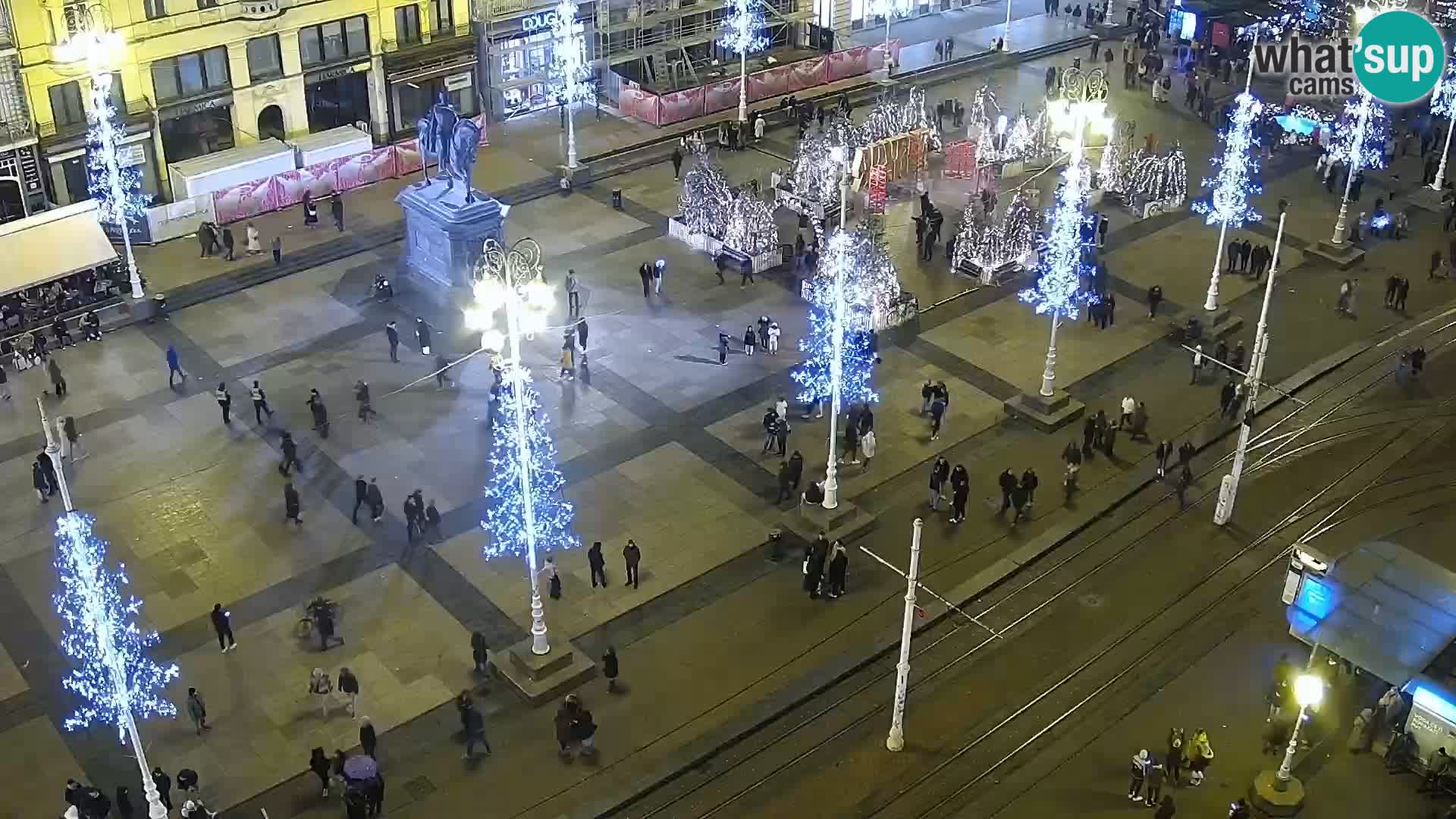 Ban Jelačić Platz  Live webcam Zagreb – Hotel Dubrovnik