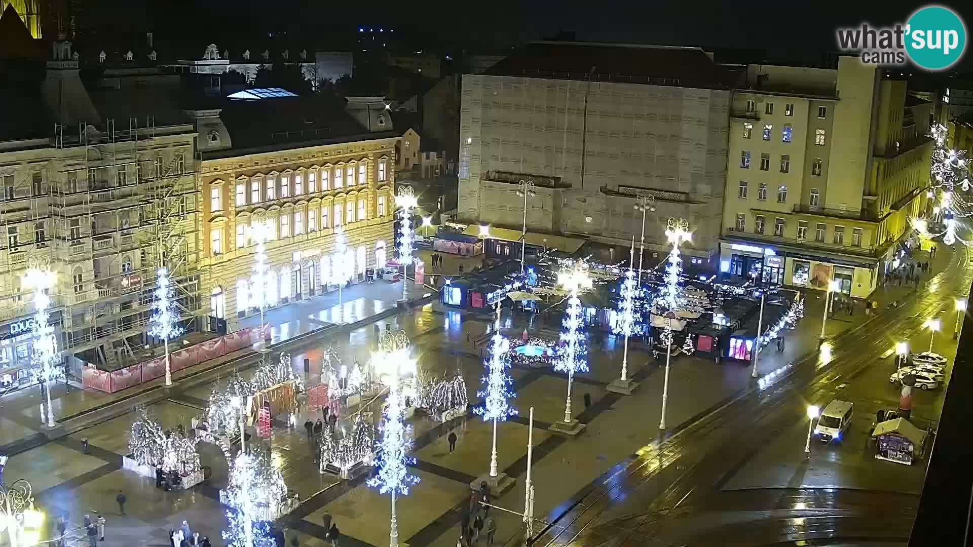 LIVE Webcam Zagreb Hotel Dubrovnik | Ban Jelačić square