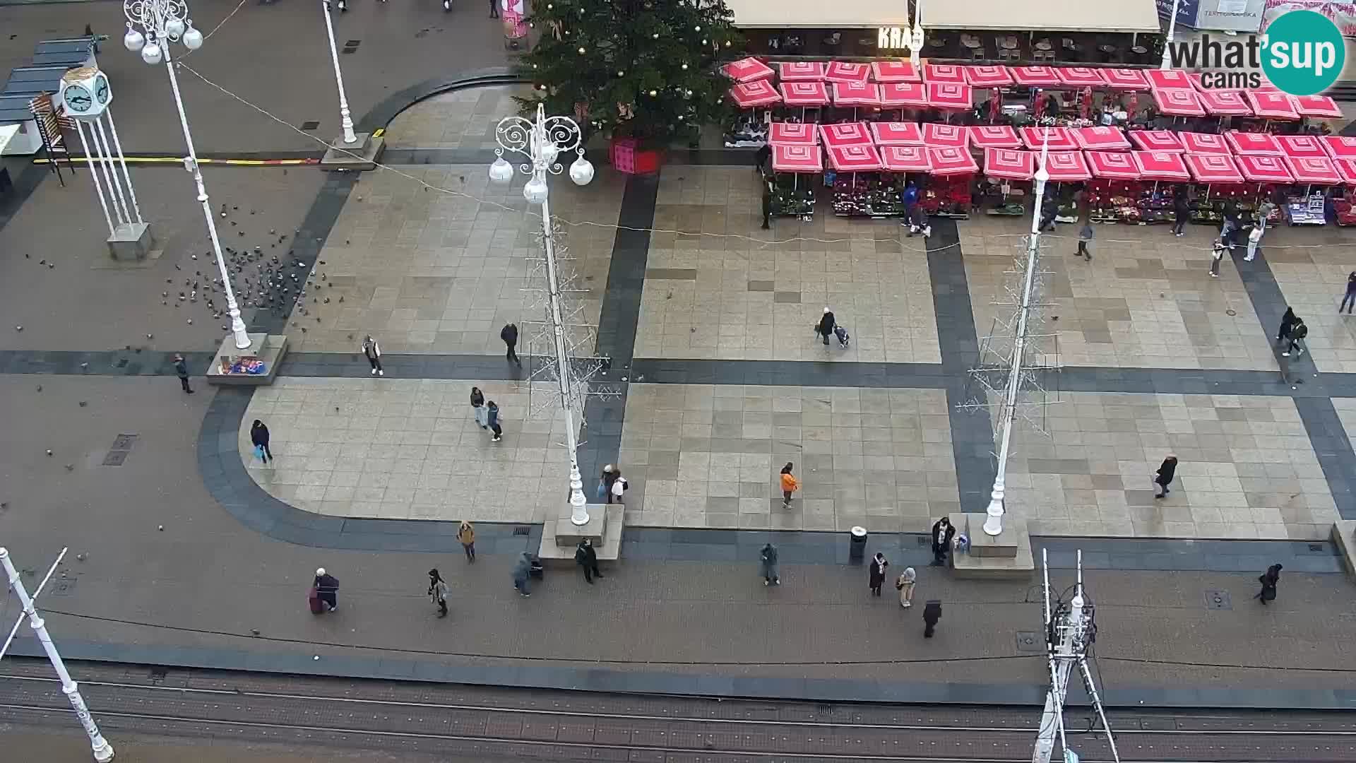 Ban Jelačić Platz  Live webcam Zagreb – Hotel Dubrovnik