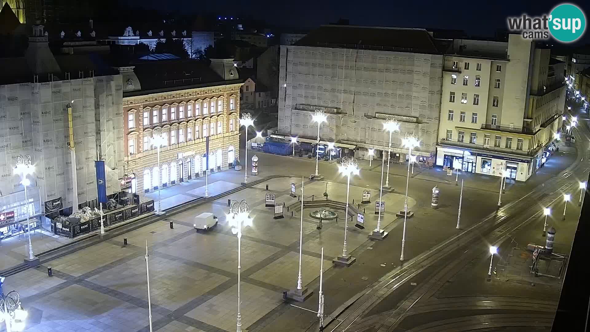 LIVE Webcam Zagreb Hotel Dubrovnik | Ban Jelačić square