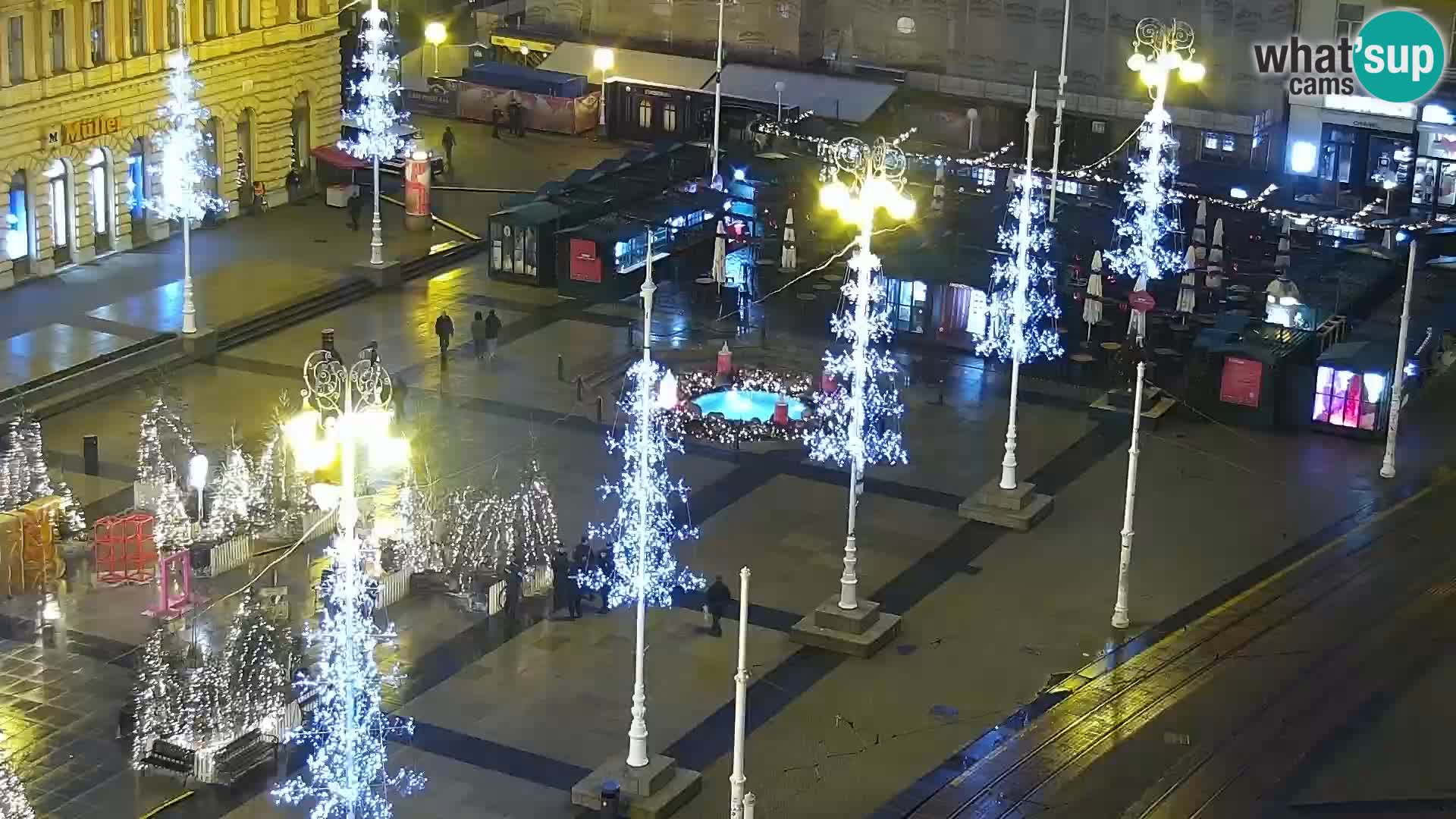 Ban Jelačić Platz  Live webcam Zagreb – Hotel Dubrovnik