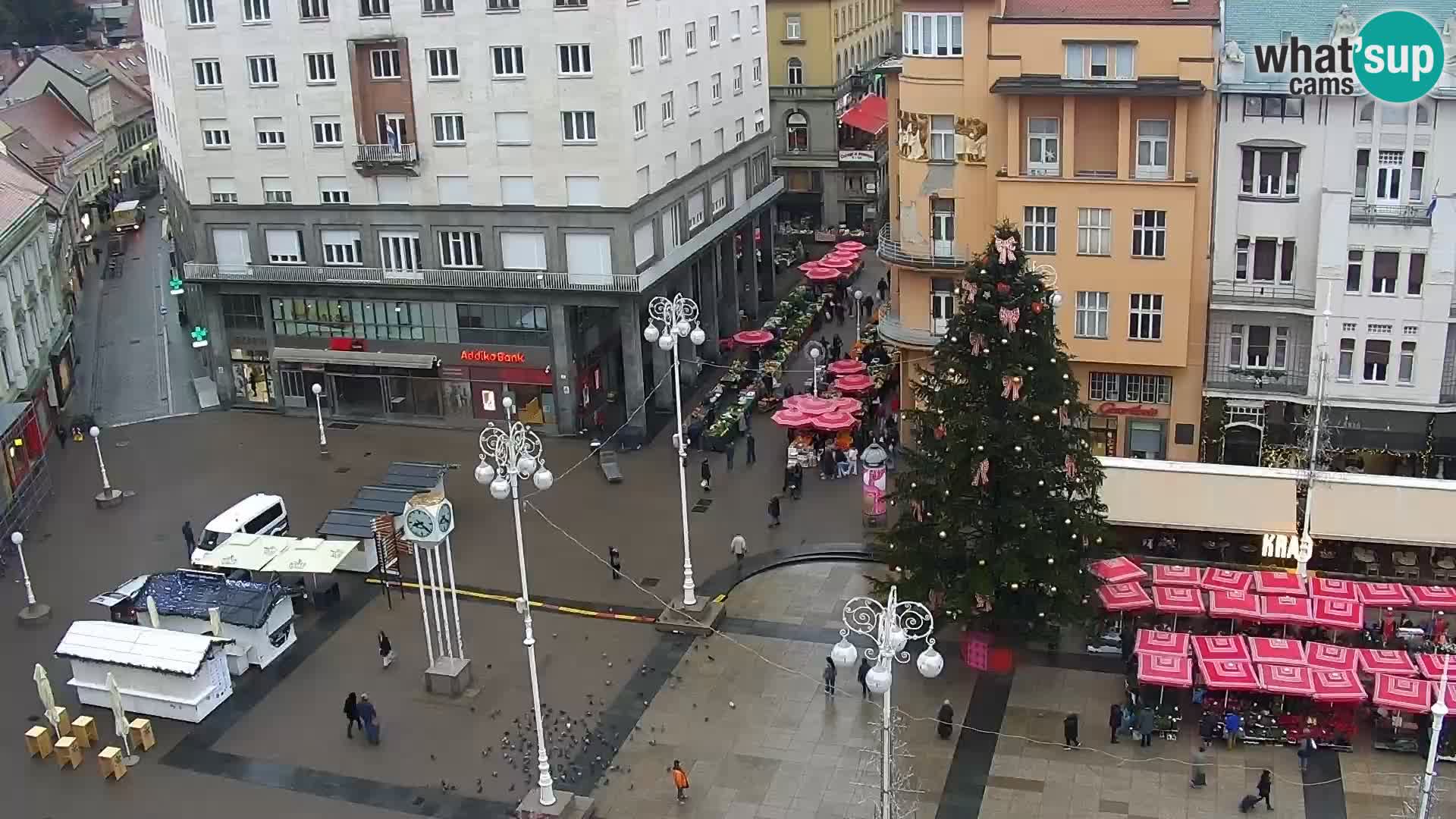 Trg Bana Jelačića web kamera Zagreb – Hotel Dubrovnik