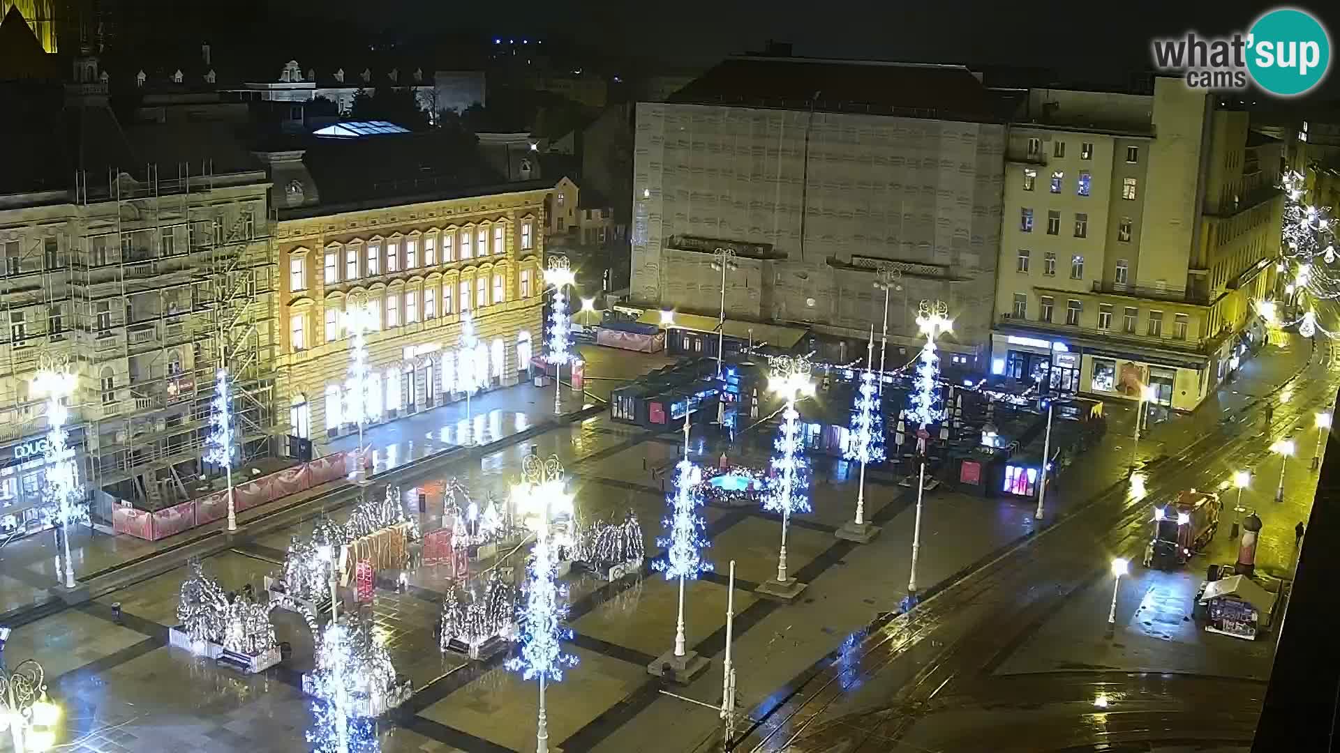 LIVE Webcam Zagreb Hotel Dubrovnik | Ban Jelačić square