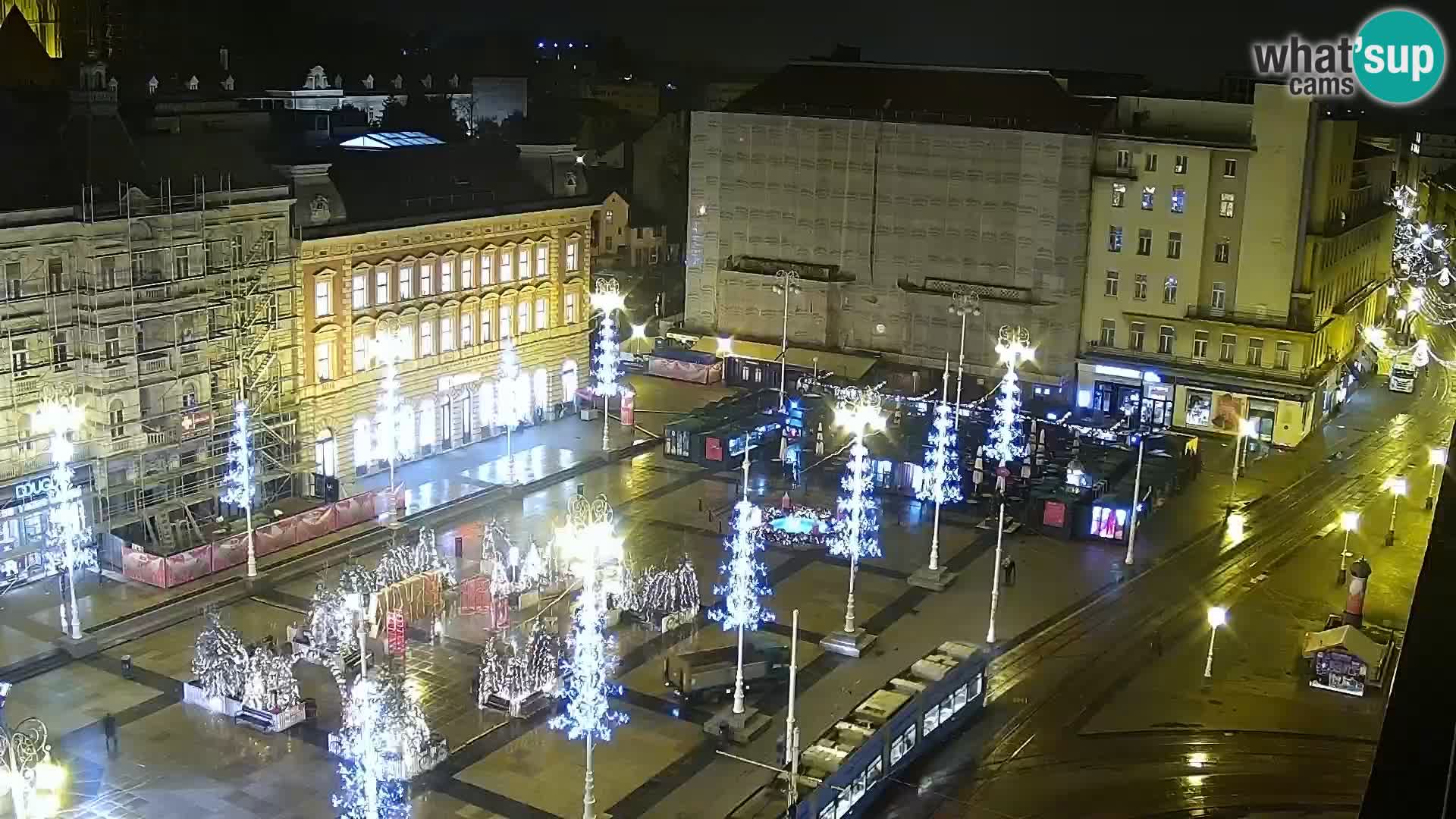 LIVE Webcam Zagreb Hotel Dubrovnik | Ban Jelačić square