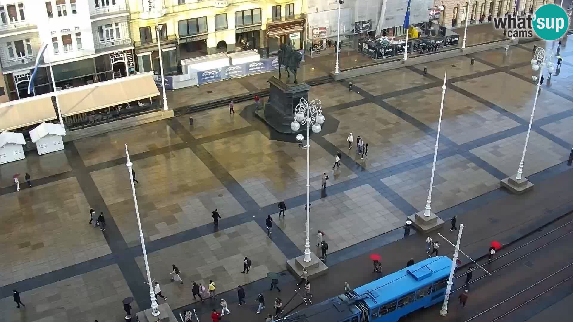 LIVE Webcam Zagreb Hotel Dubrovnik | Ban Jelačić square