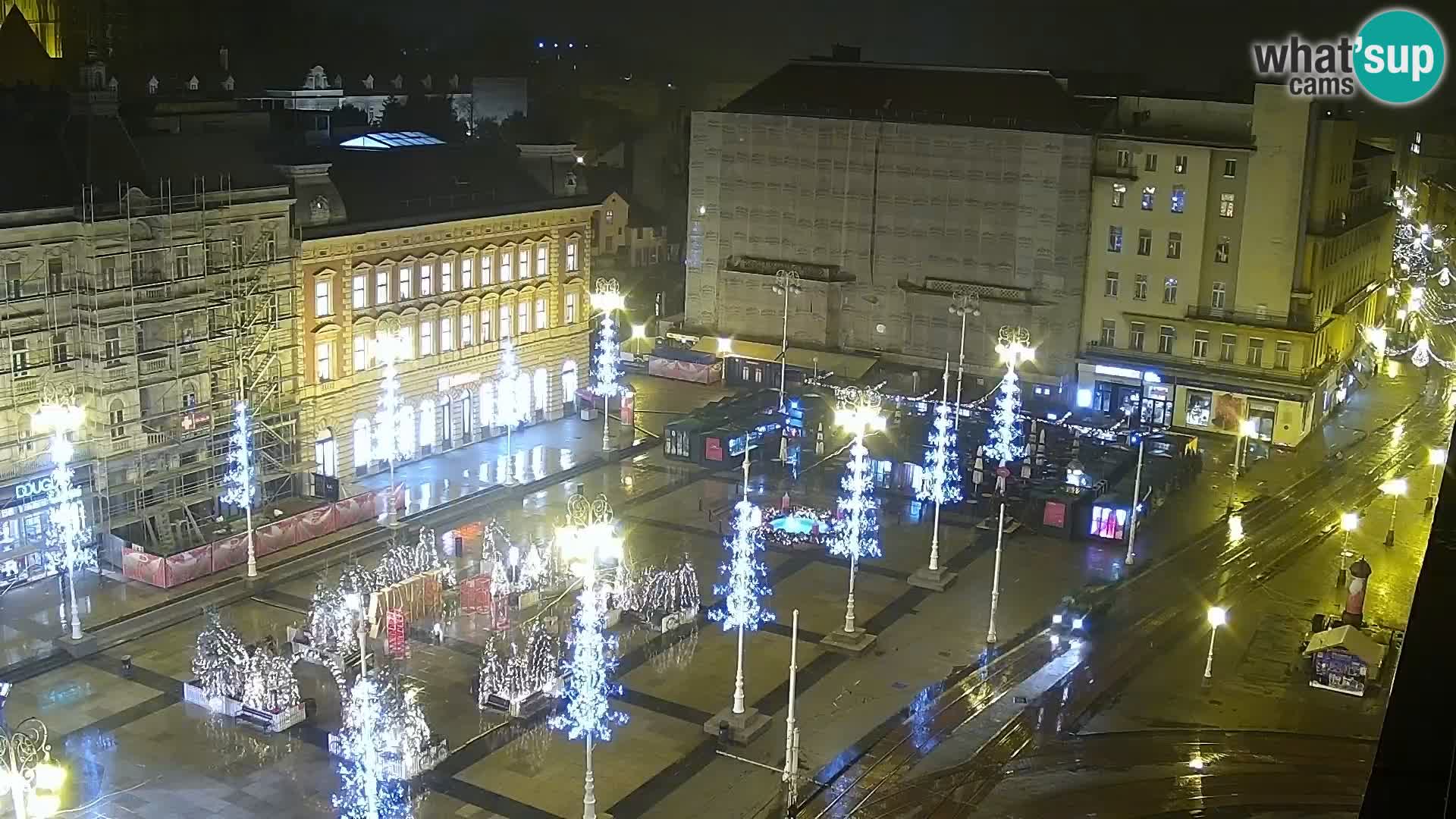 LIVE Webcam Zagreb Hotel Dubrovnik | Ban Jelačić square