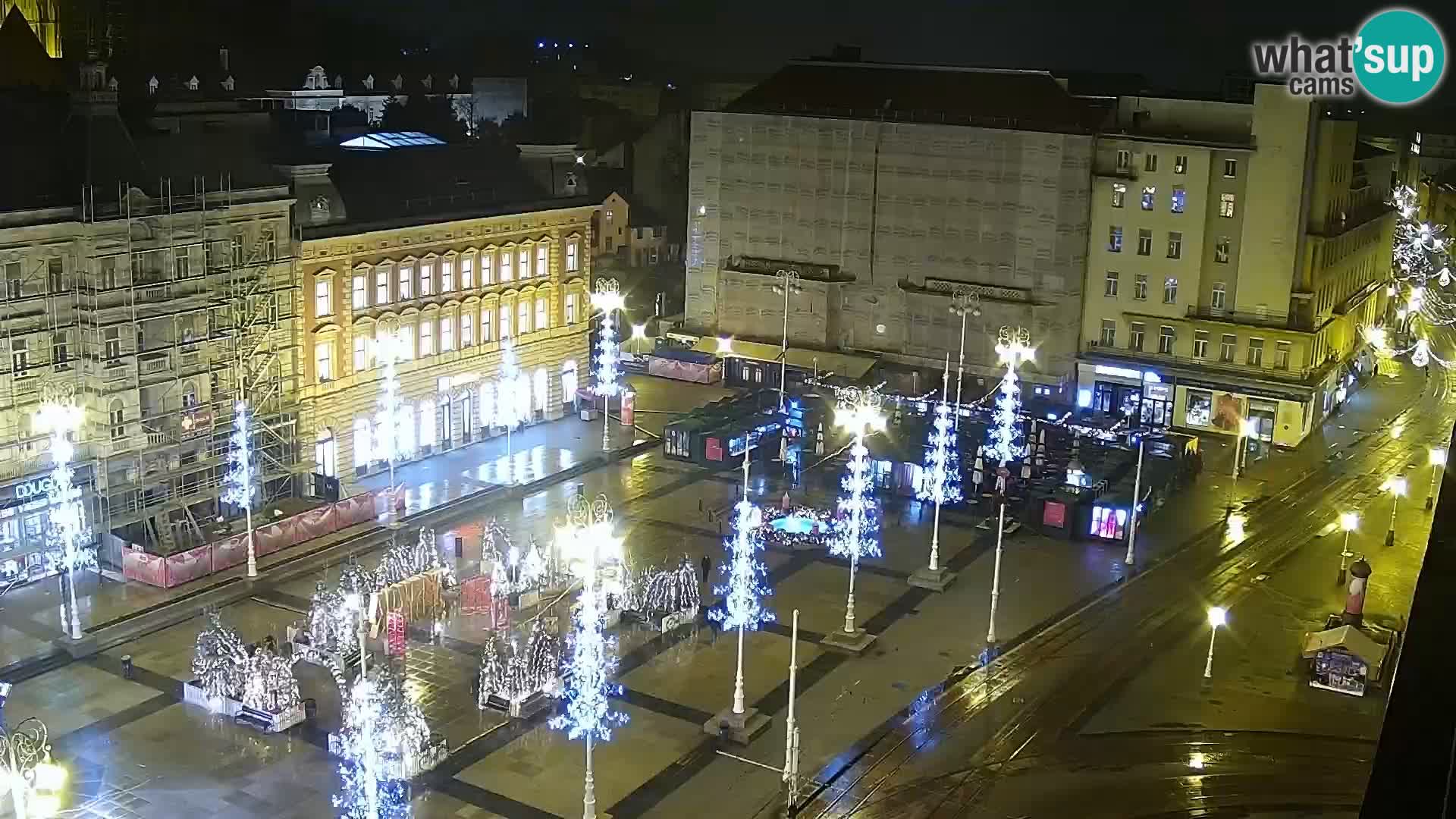 LIVE Webcam Zagreb Hotel Dubrovnik | Ban Jelačić square