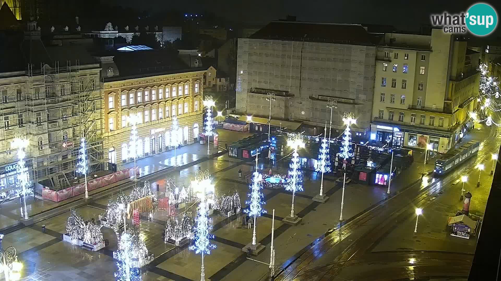 Ban Jelačić Platz  Live webcam Zagreb – Hotel Dubrovnik