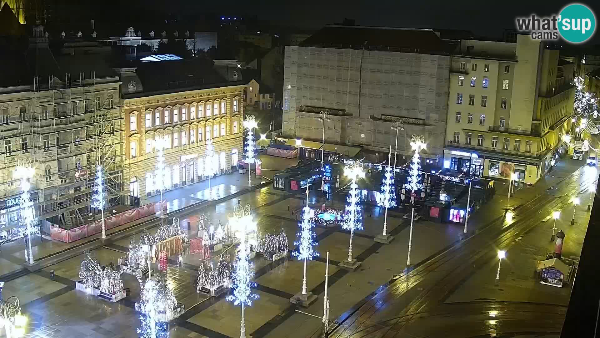 Trg Bana Jelačića web kamera Zagreb – Hotel Dubrovnik