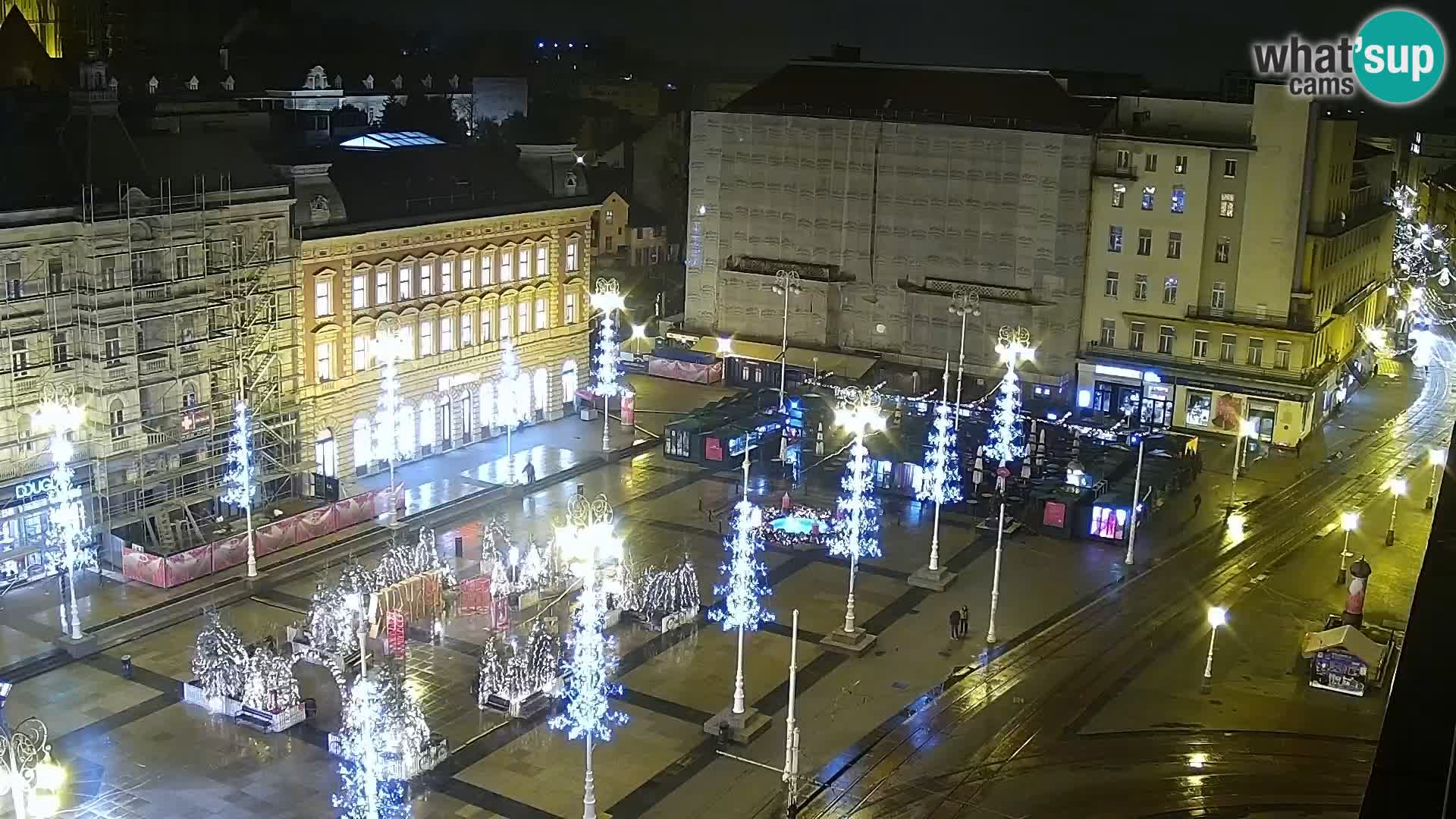 Ban Jelačić Platz  Live webcam Zagreb – Hotel Dubrovnik