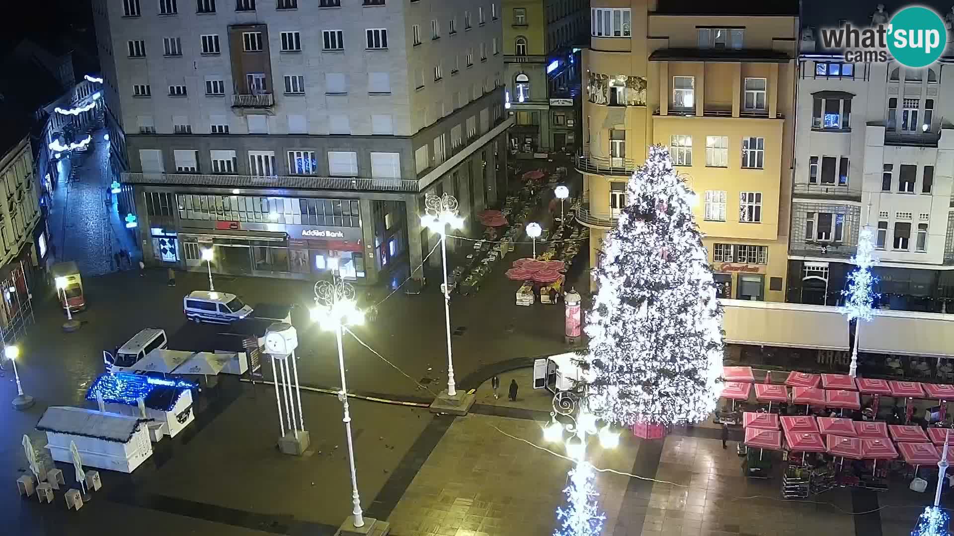 Trg Bana Jelačića v živo Zagreb – Hotel Dubrovnik
