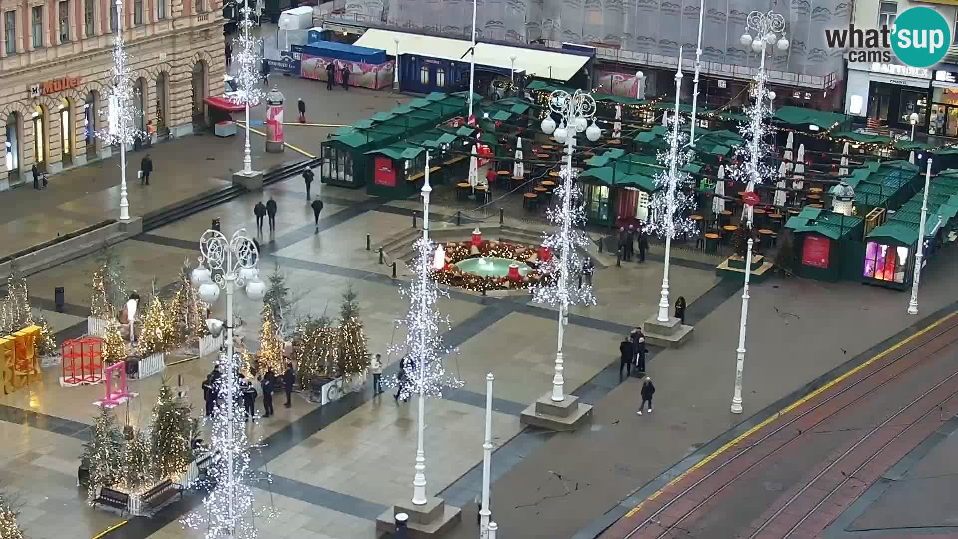 Ban Jelačić Platz  Live webcam Zagreb – Hotel Dubrovnik
