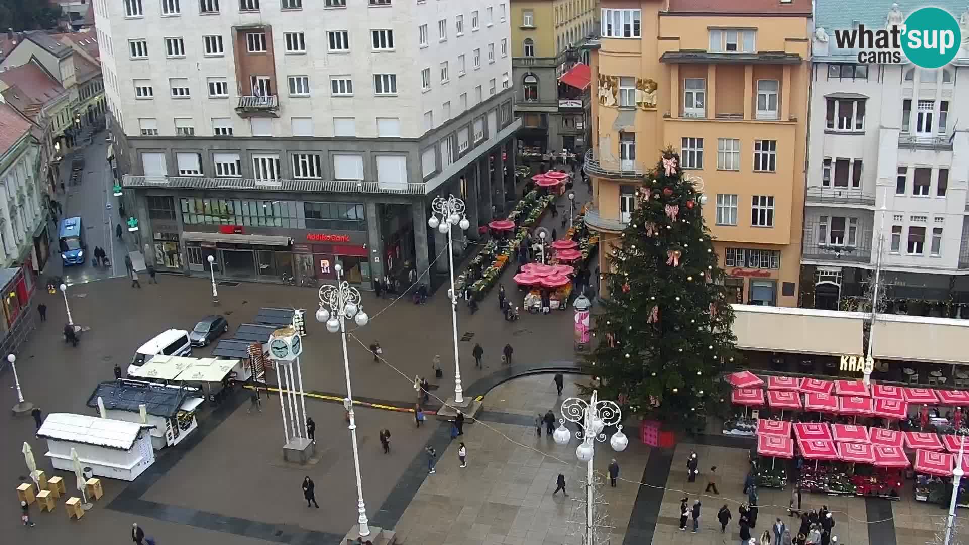 Piazza Ban Jelačić livecam Zagreb – Hotel Dubrovnik