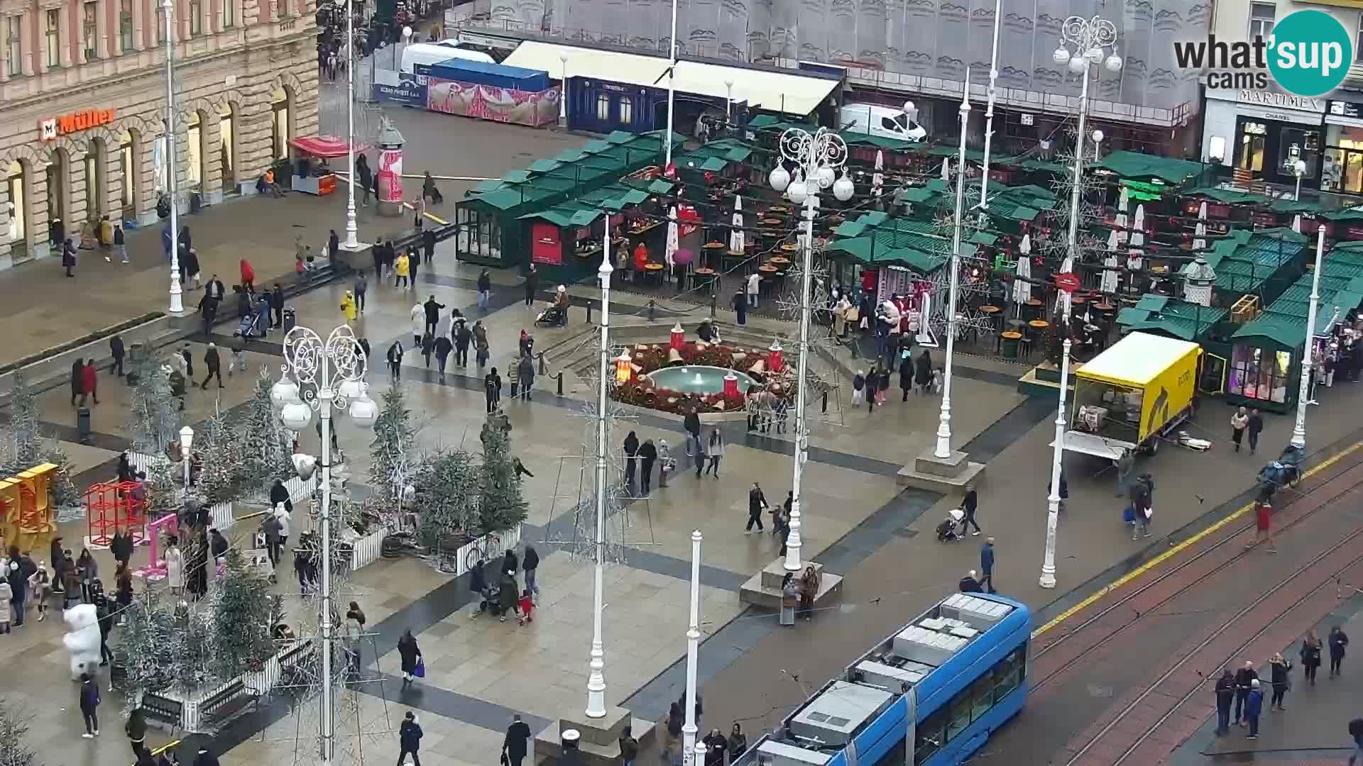 Ban Jelačić live cam Zagreb – Hotel Dubrovnik