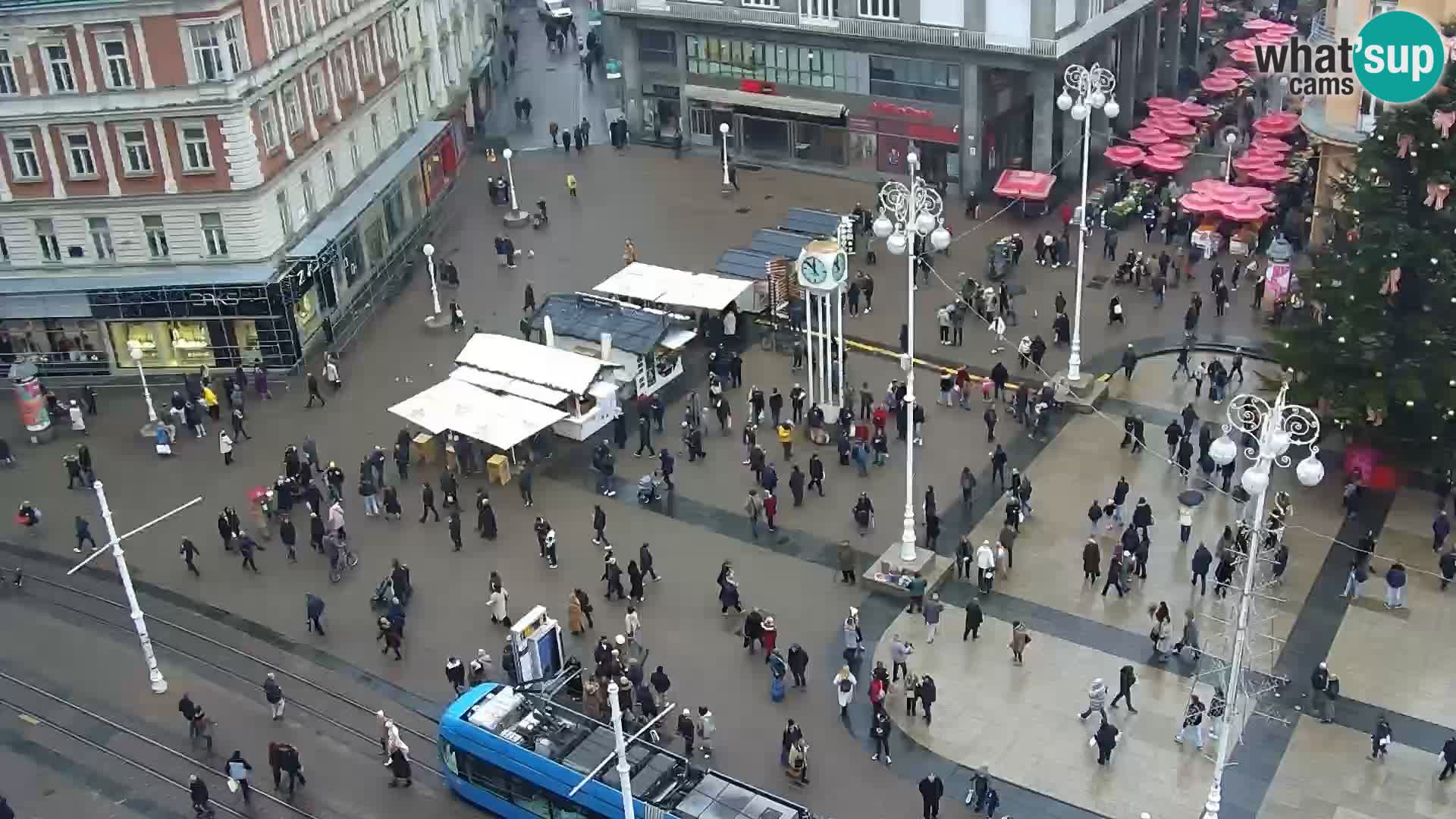 Piazza Ban Jelačić livecam Zagreb – Hotel Dubrovnik