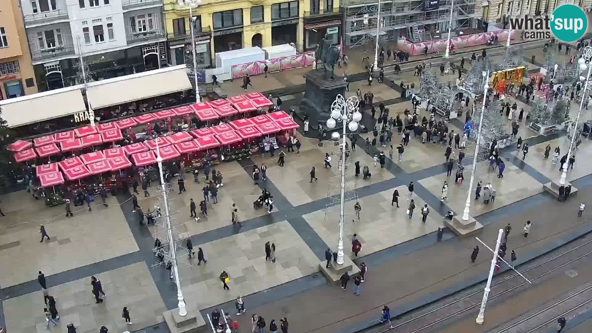 LIVE Webcam Zagreb Hotel Dubrovnik | Ban Jelačić square