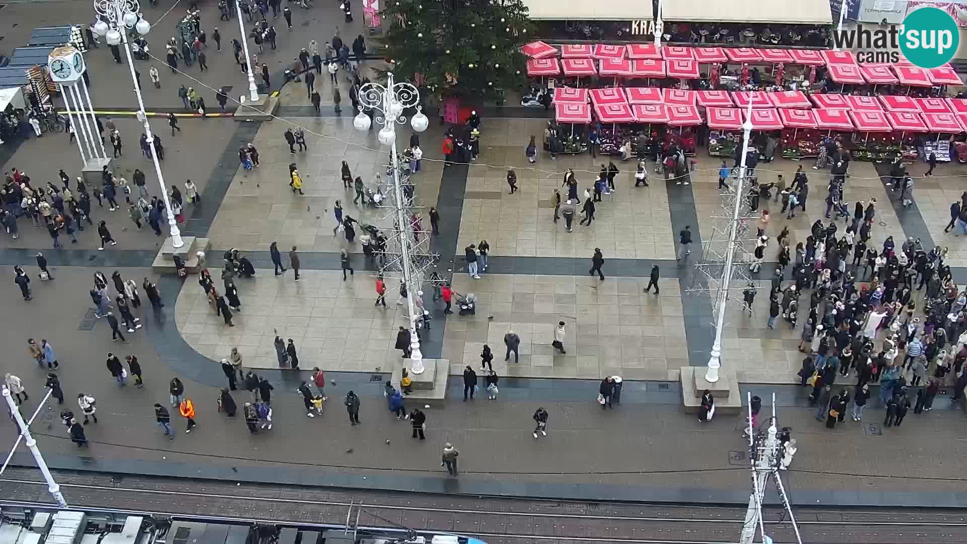 Plaza Ban Jelačić camera en vivo Zagreb – Hotel Dubrovnik