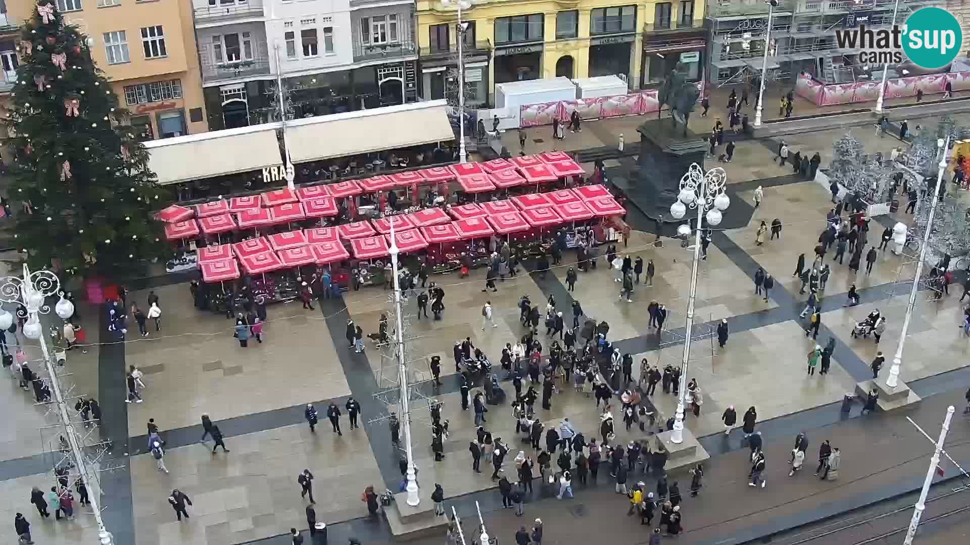 Piazza Ban Jelačić livecam Zagreb – Hotel Dubrovnik