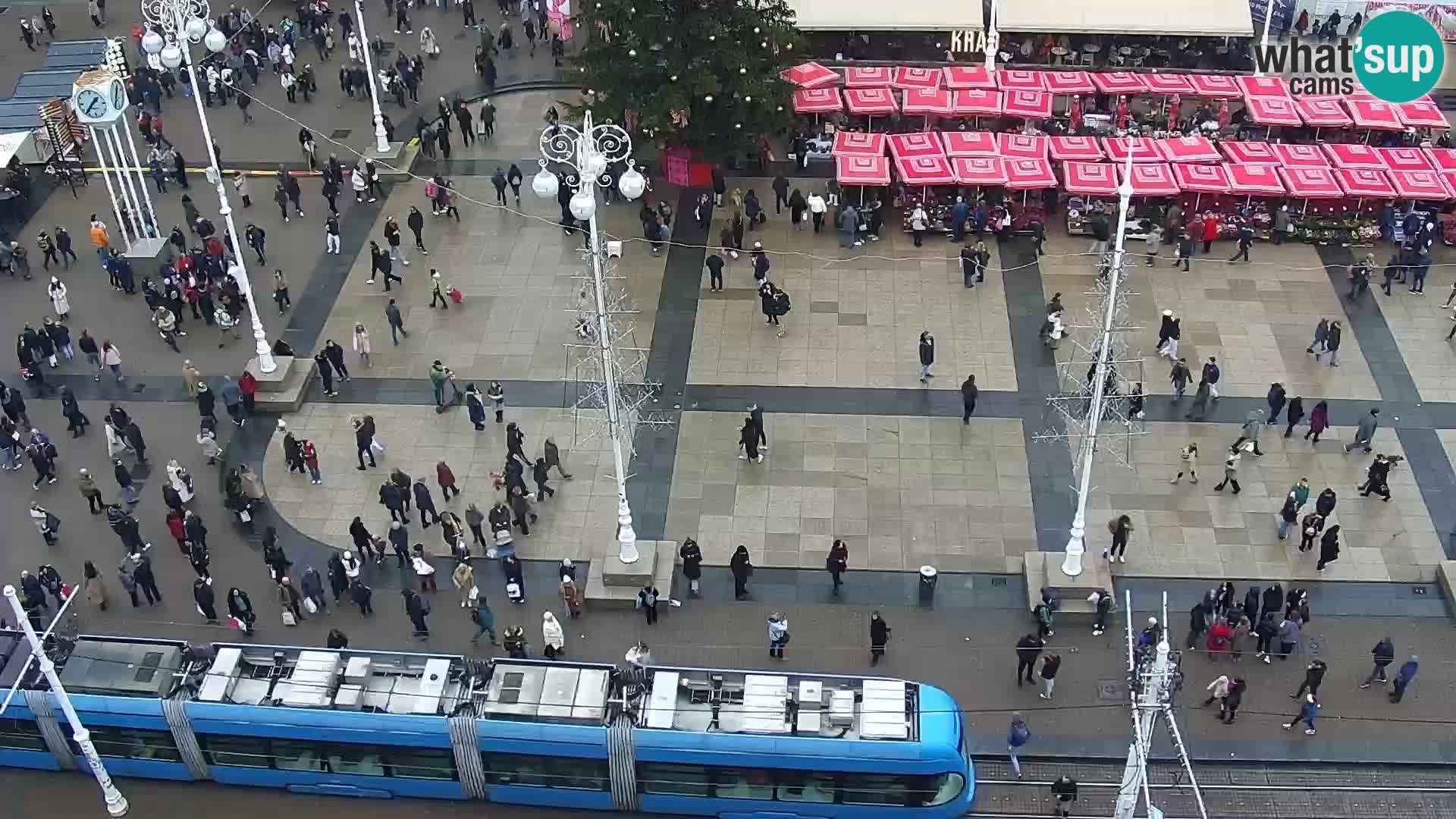 Piazza Ban Jelačić livecam Zagreb – Hotel Dubrovnik