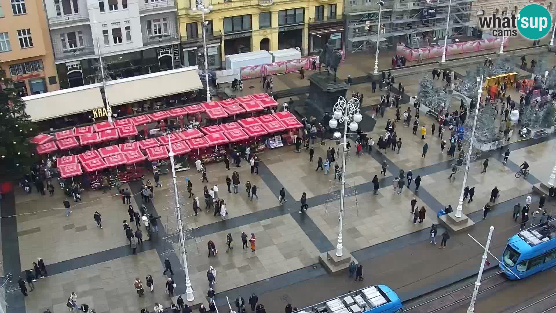 Piazza Ban Jelačić livecam Zagreb – Hotel Dubrovnik