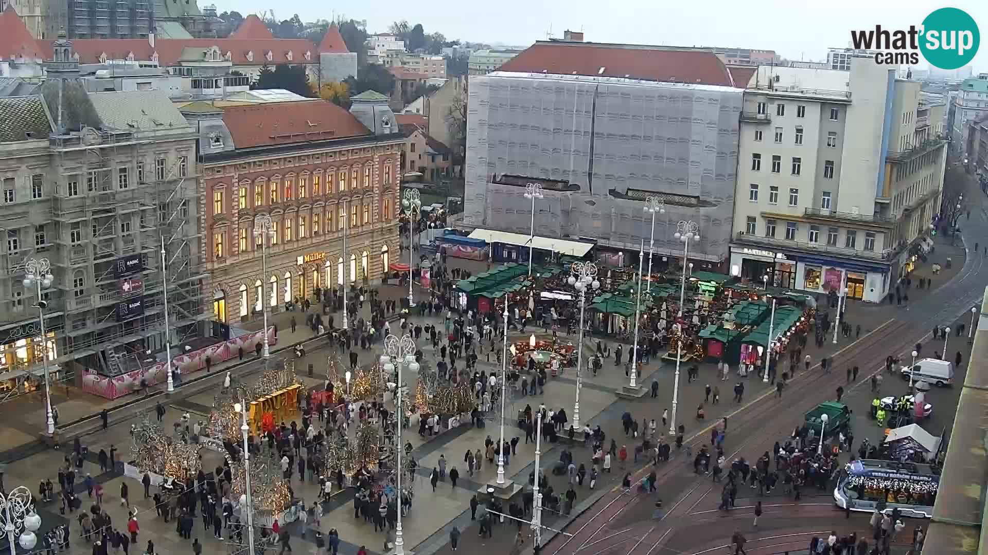 Piazza Ban Jelačić livecam Zagreb – Hotel Dubrovnik