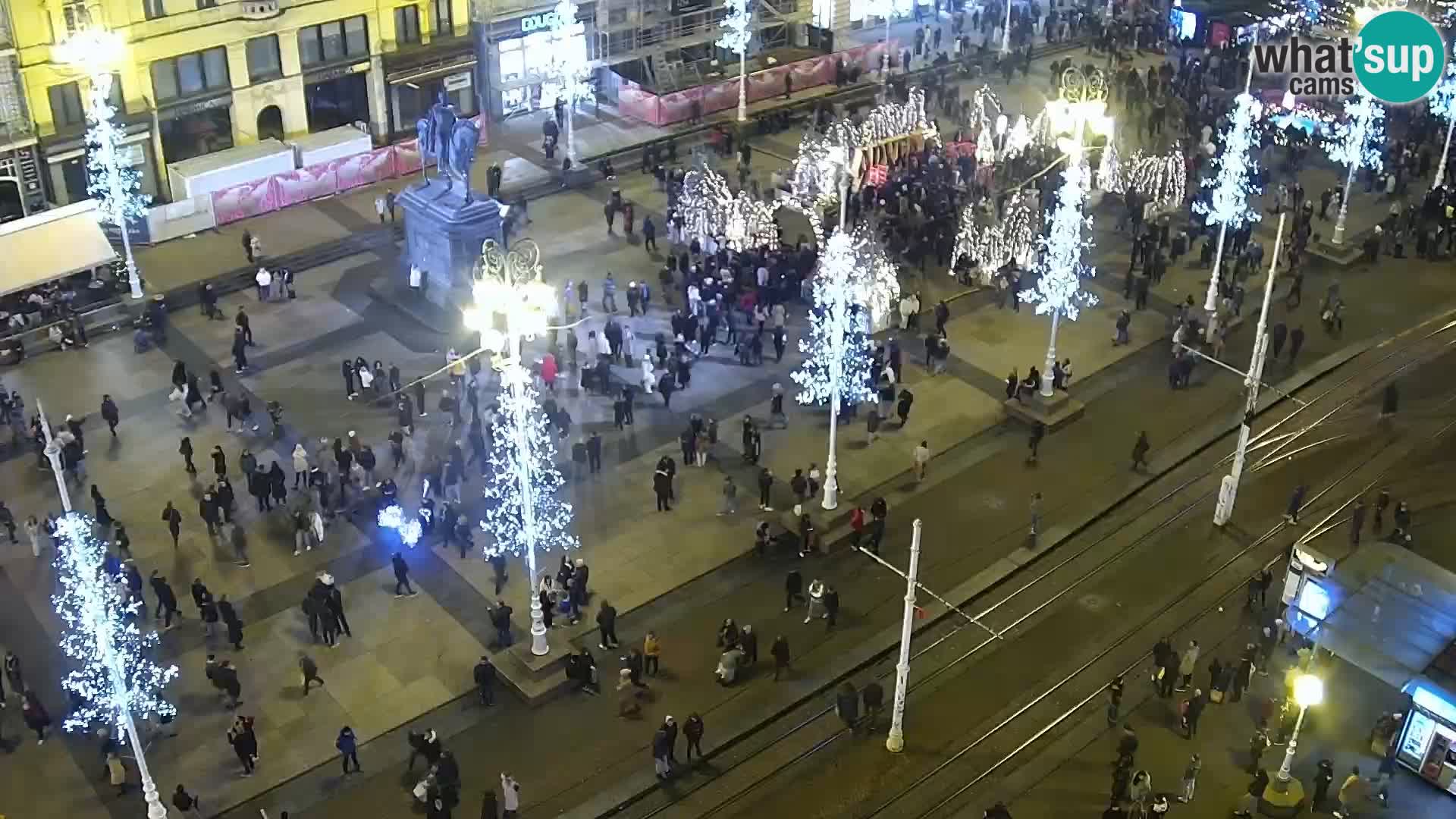 Plaza Ban Jelačić camera en vivo Zagreb – Hotel Dubrovnik