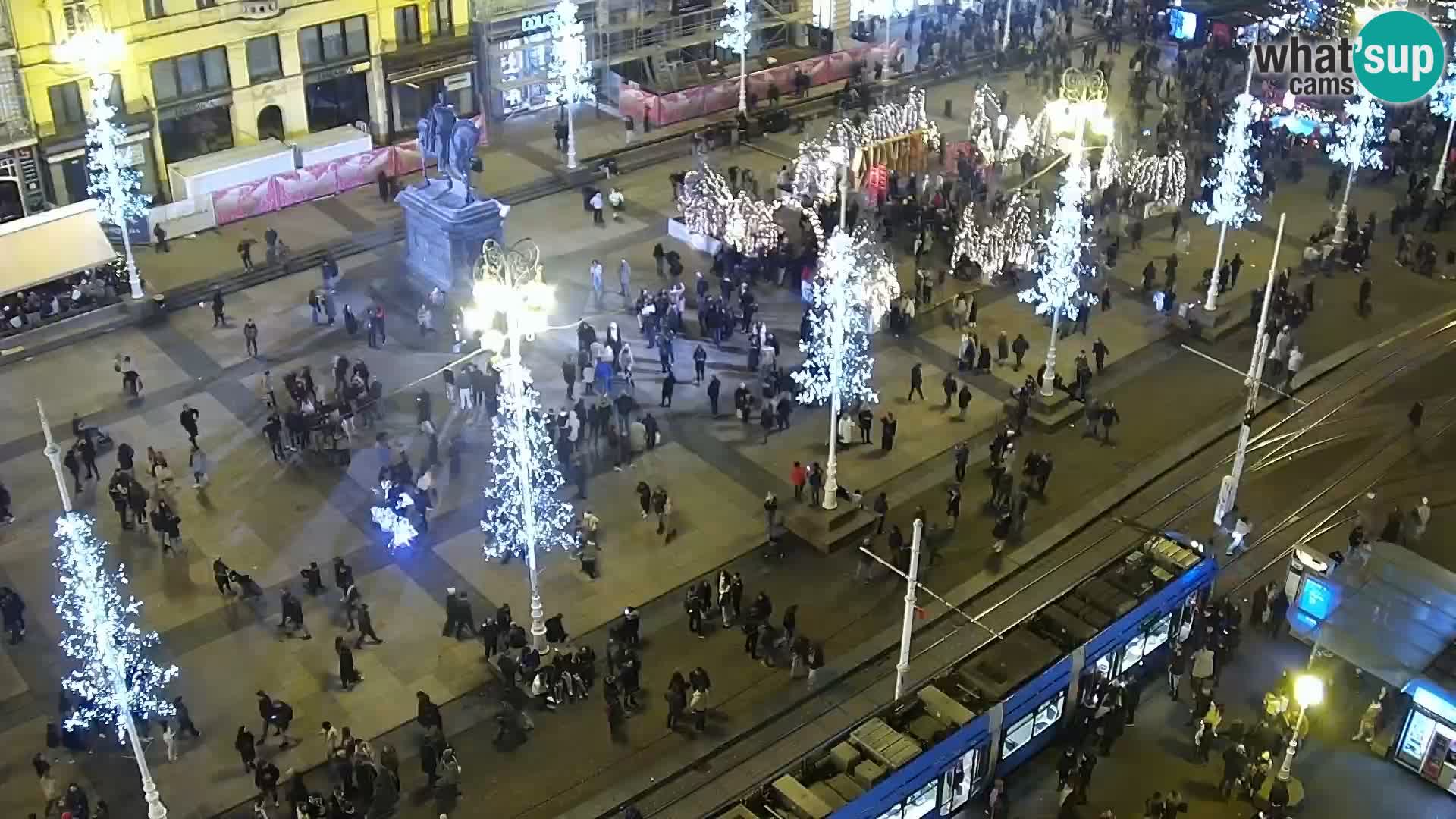 LIVE Webcam Zagreb Hotel Dubrovnik | Ban Jelačić square