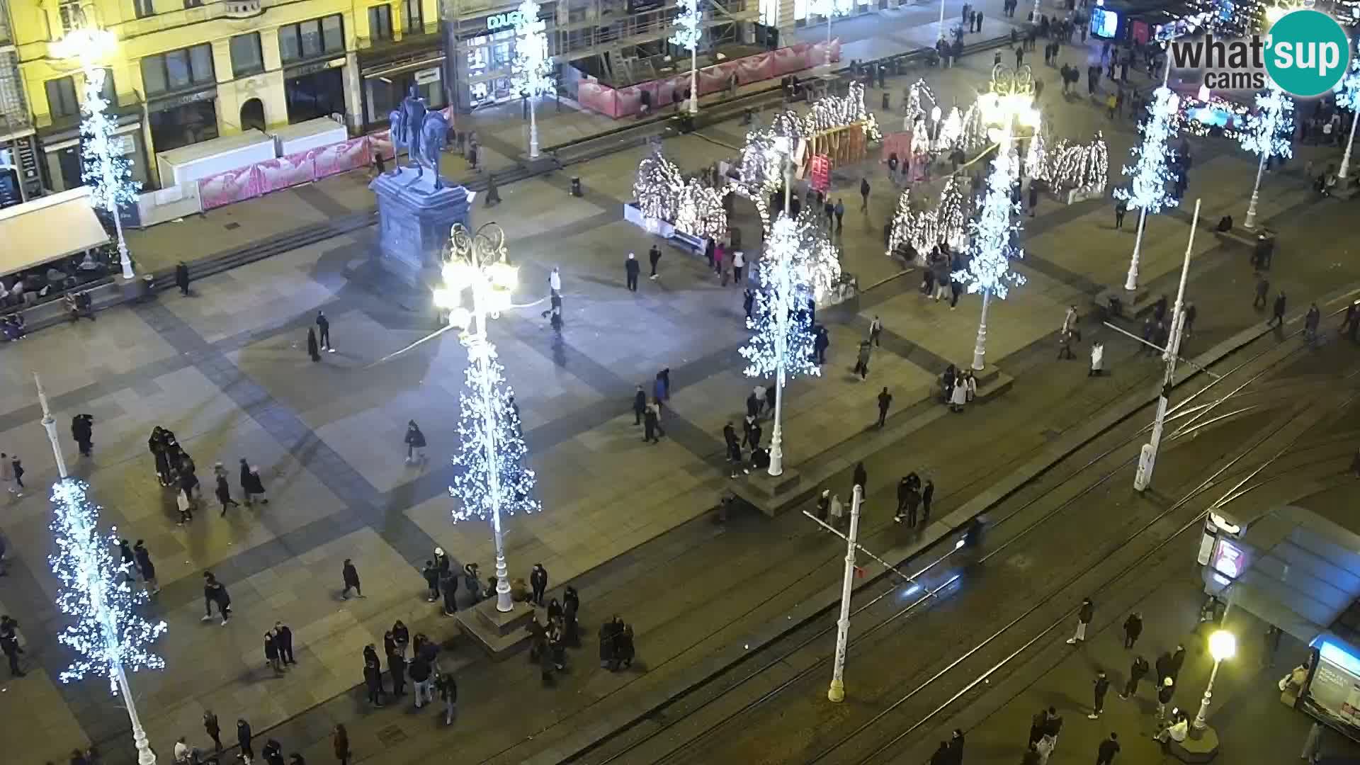 Plaza Ban Jelačić camera en vivo Zagreb – Hotel Dubrovnik