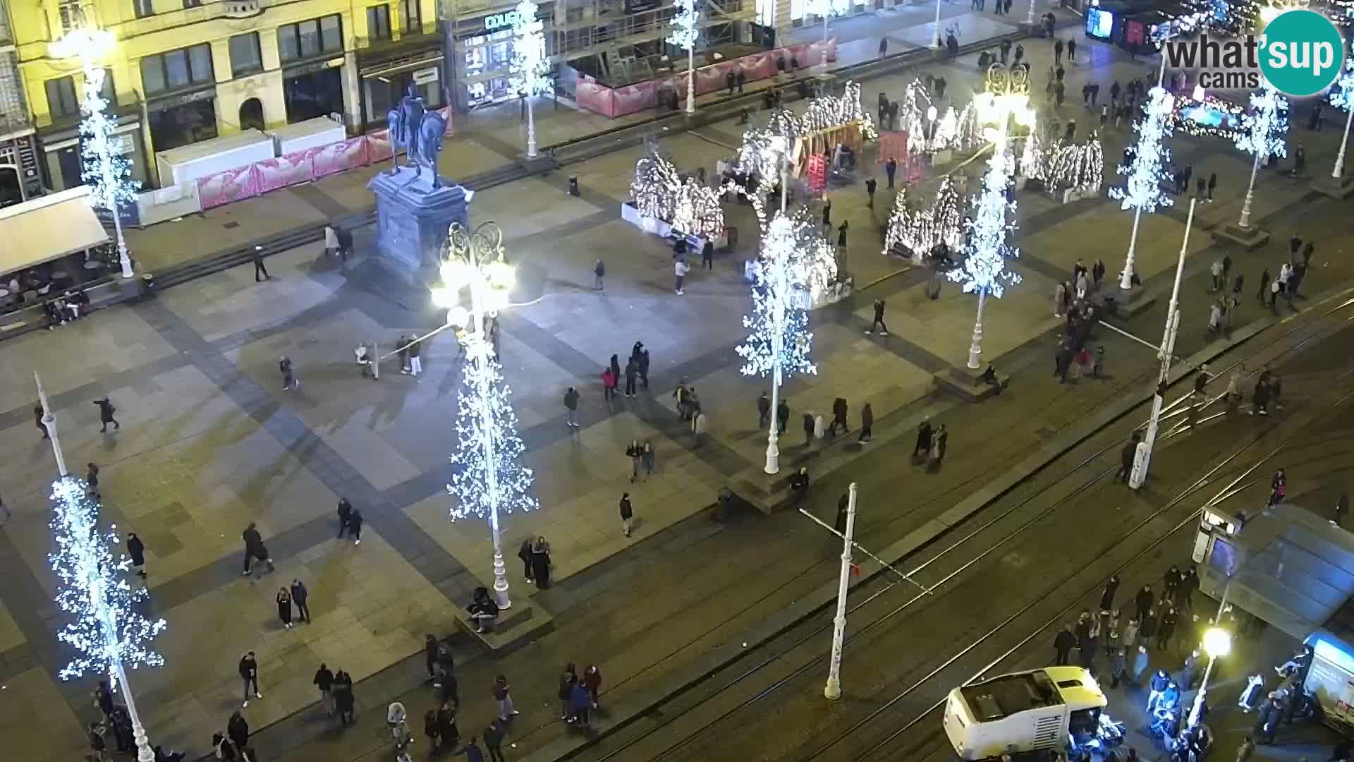 Piazza Ban Jelačić livecam Zagreb – Hotel Dubrovnik