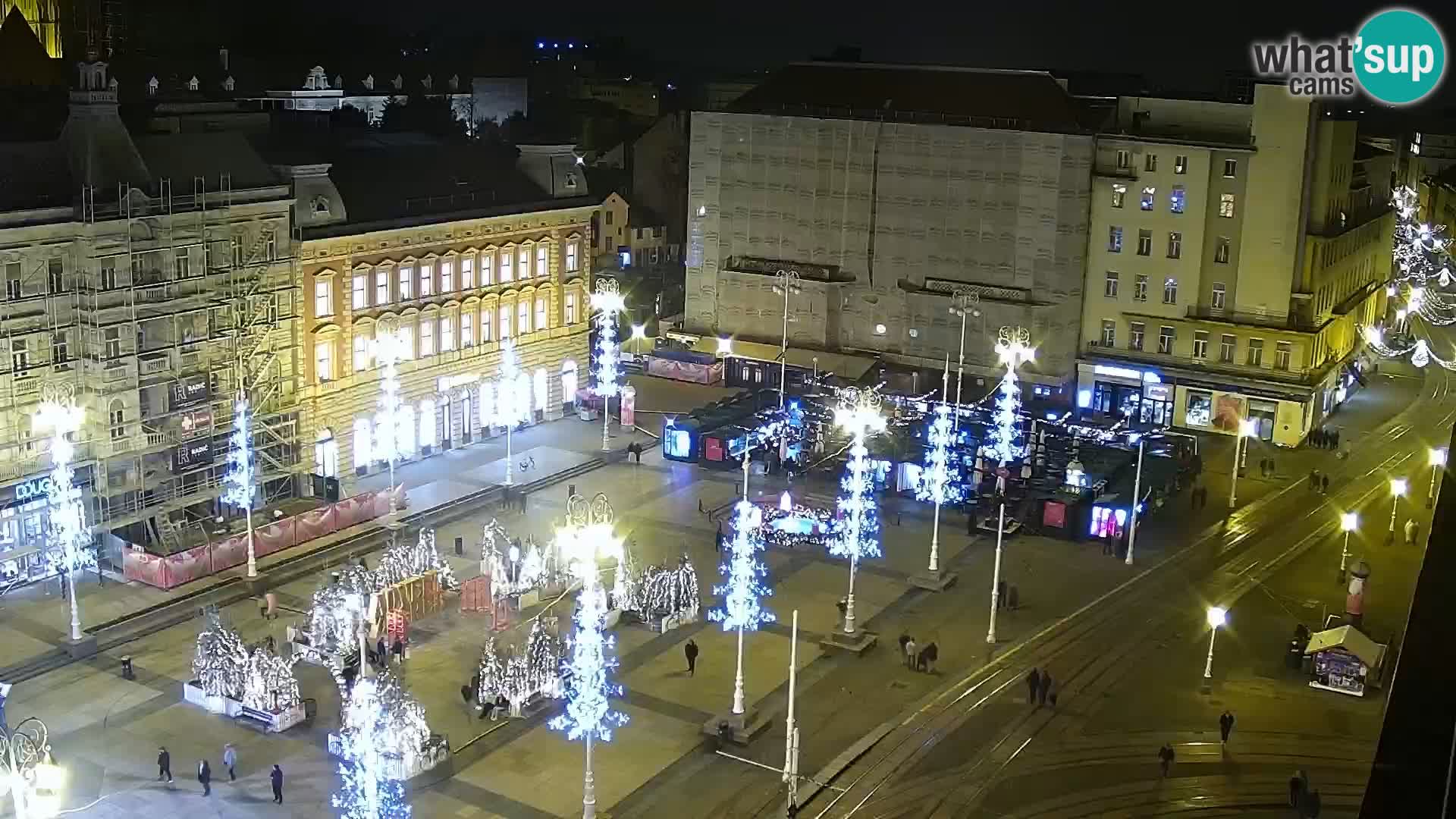 Piazza Ban Jelačić livecam Zagreb – Hotel Dubrovnik