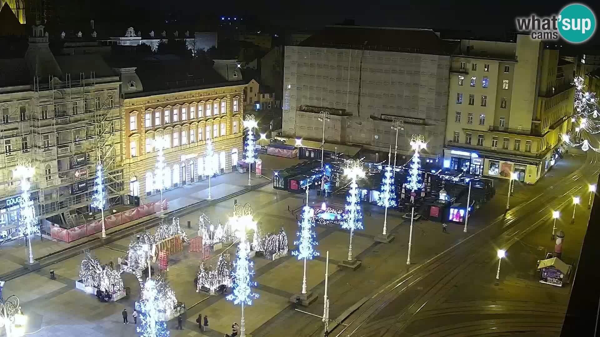 Ban Jelačić Platz  Live webcam Zagreb – Hotel Dubrovnik