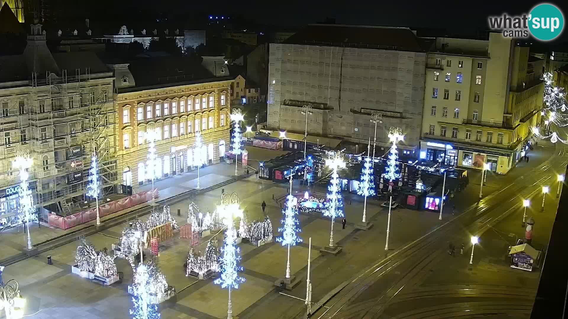 Plaza Ban Jelačić camera en vivo Zagreb – Hotel Dubrovnik