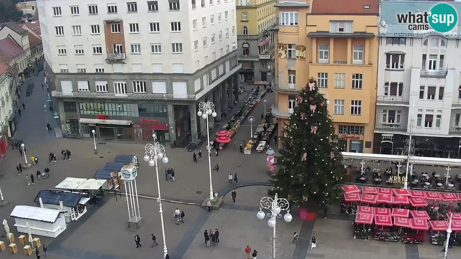 Piazza Ban Jelačić livecam Zagreb – Hotel Dubrovnik