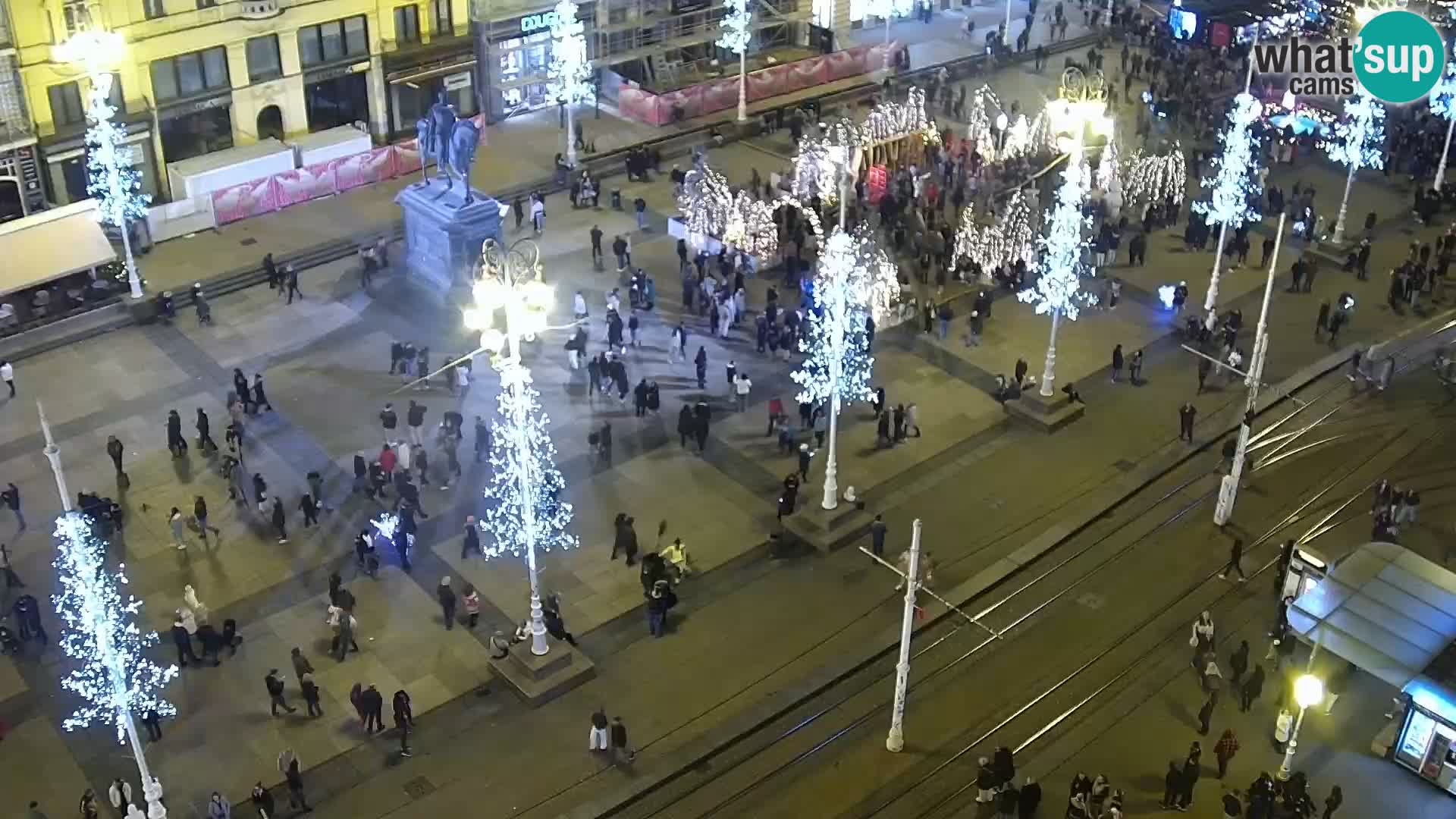 LIVE Webcam Zagreb Hotel Dubrovnik | Ban Jelačić square