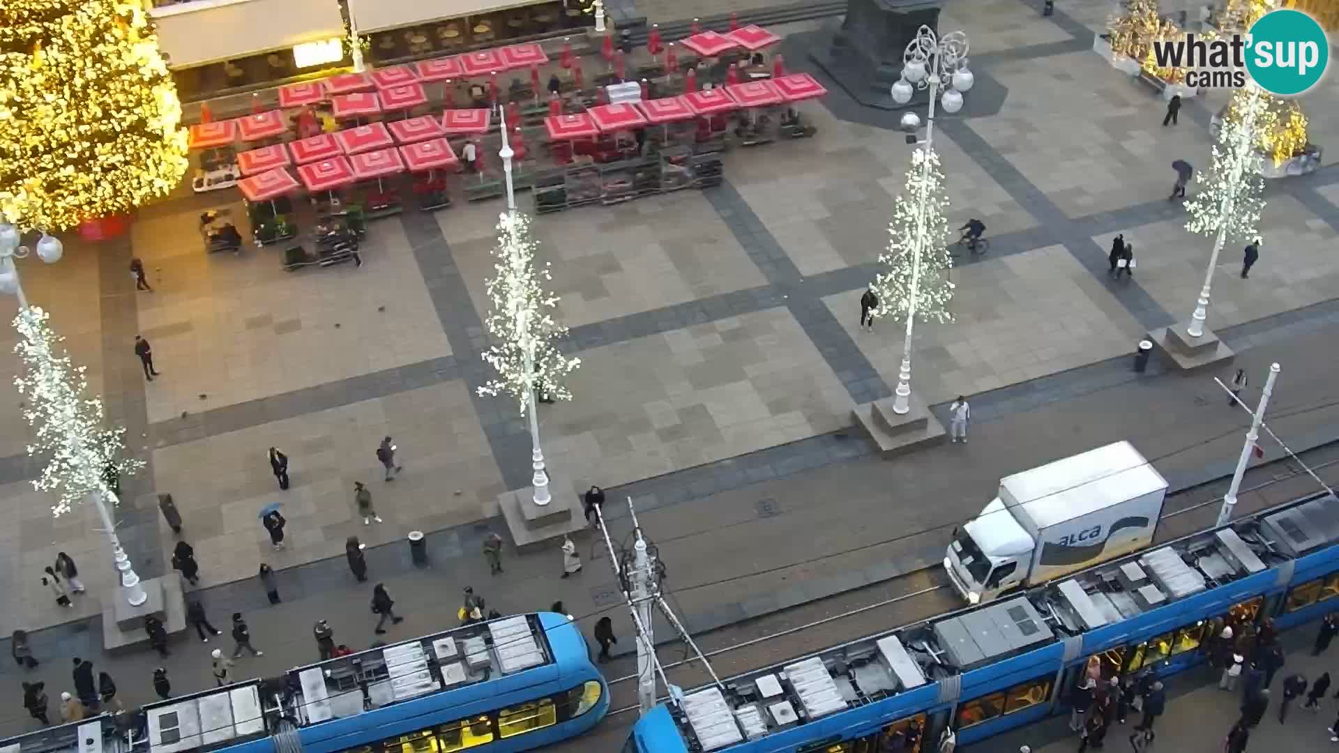 Ban Jelačić Platz  Live webcam Zagreb – Hotel Dubrovnik