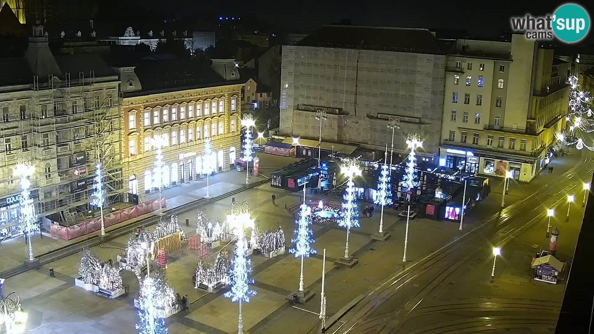 Plaza Ban Jelačić camera en vivo Zagreb – Hotel Dubrovnik