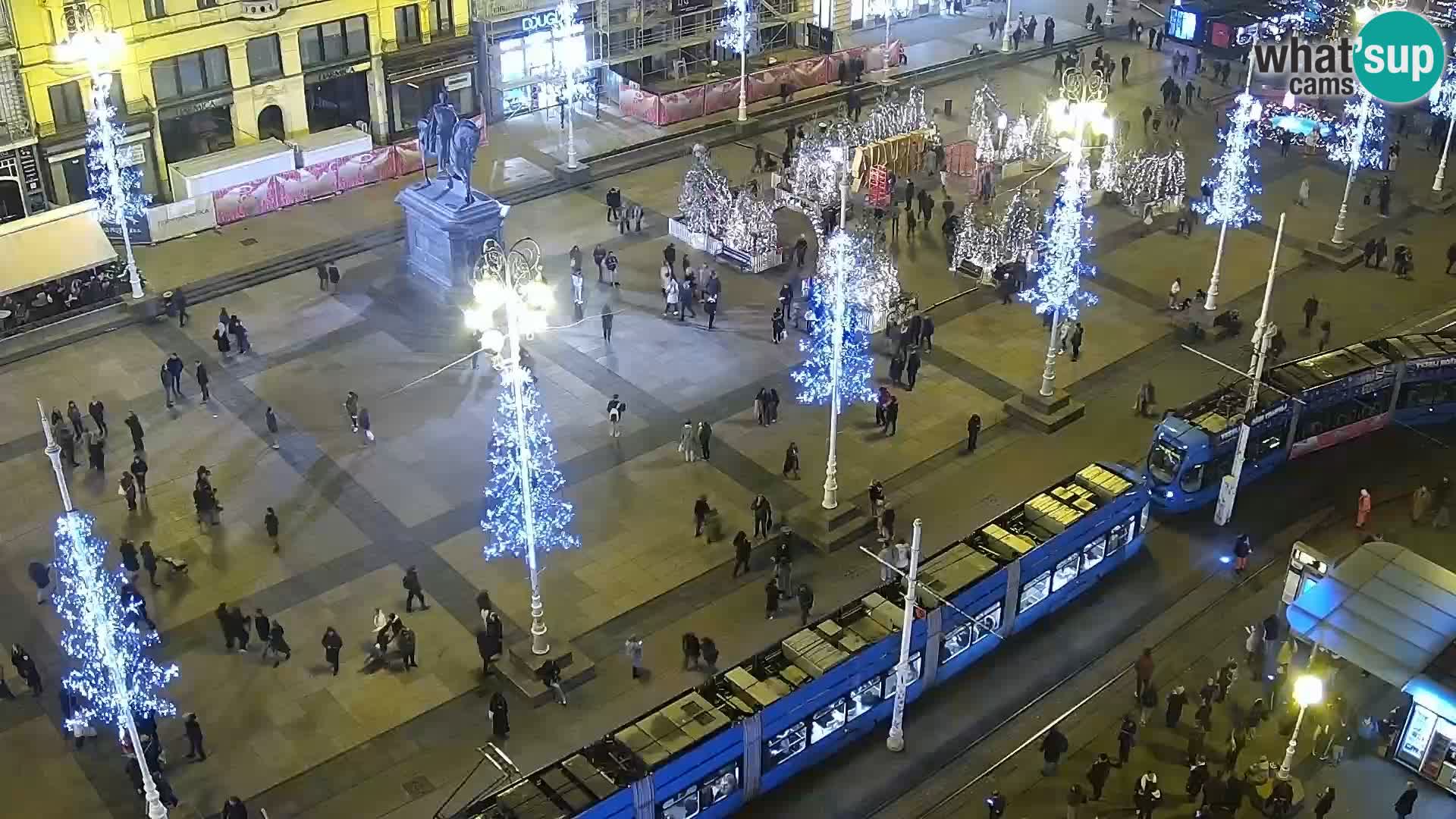 LIVE Webcam Zagreb Hotel Dubrovnik | Ban Jelačić square