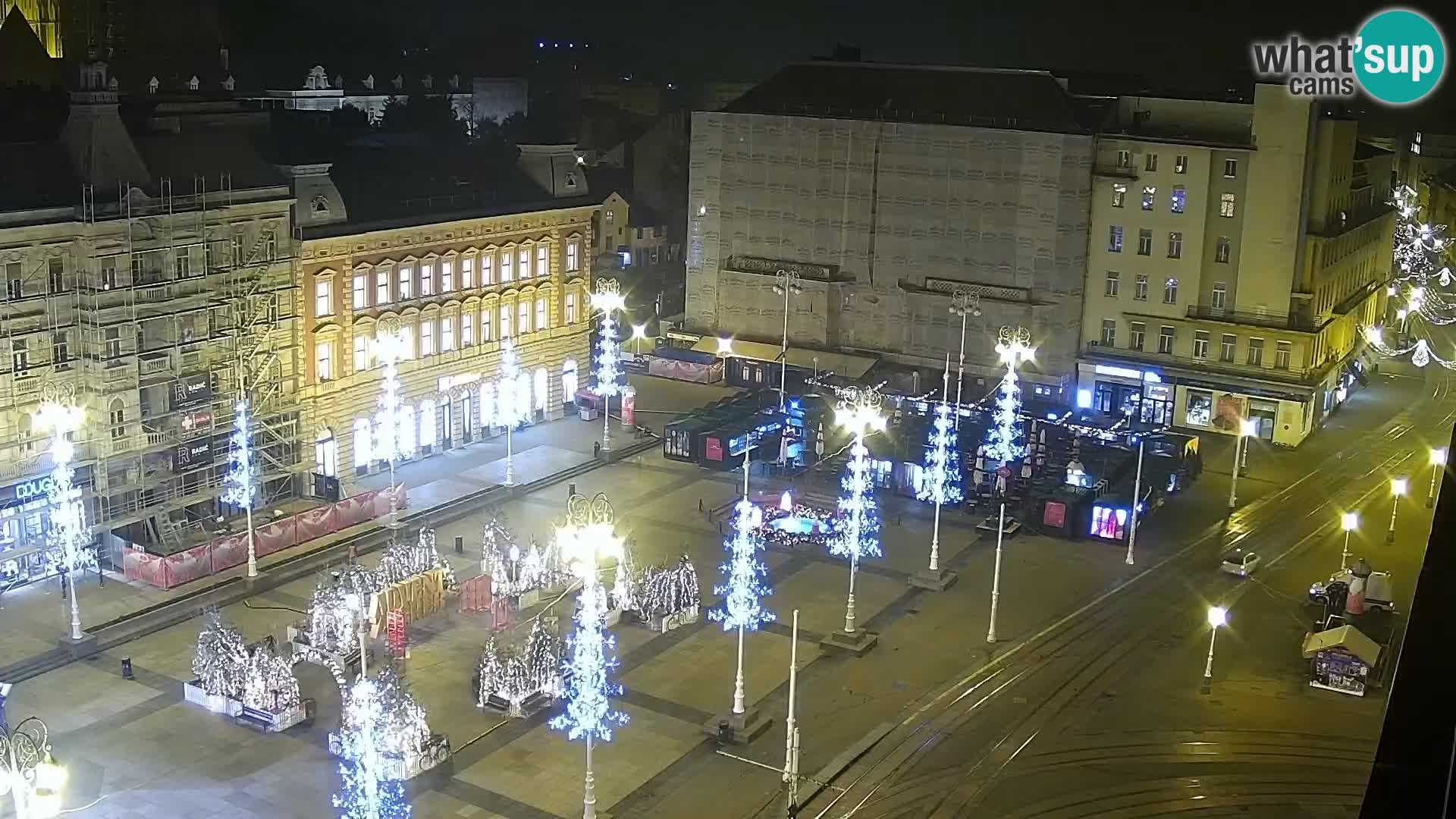 Plaza Ban Jelačić camera en vivo Zagreb – Hotel Dubrovnik